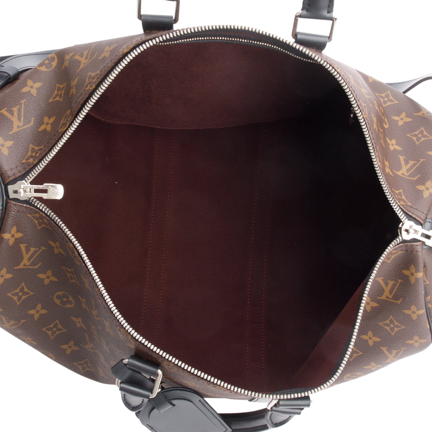 2020 Louis Vuitton Monogram Macassar Keepall Bandouliere 45 w/ Strap