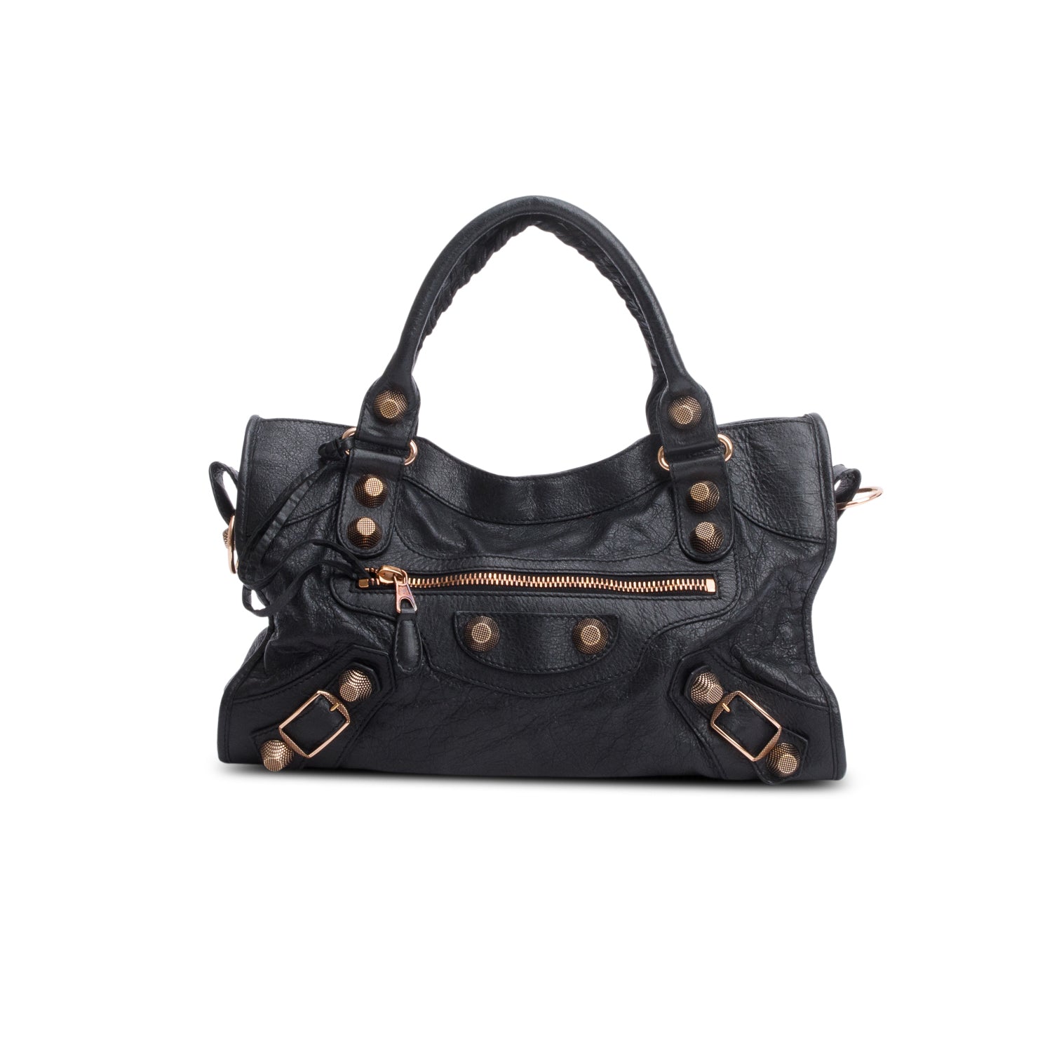 Balenciaga Black Agneau Giant 21 City Bag