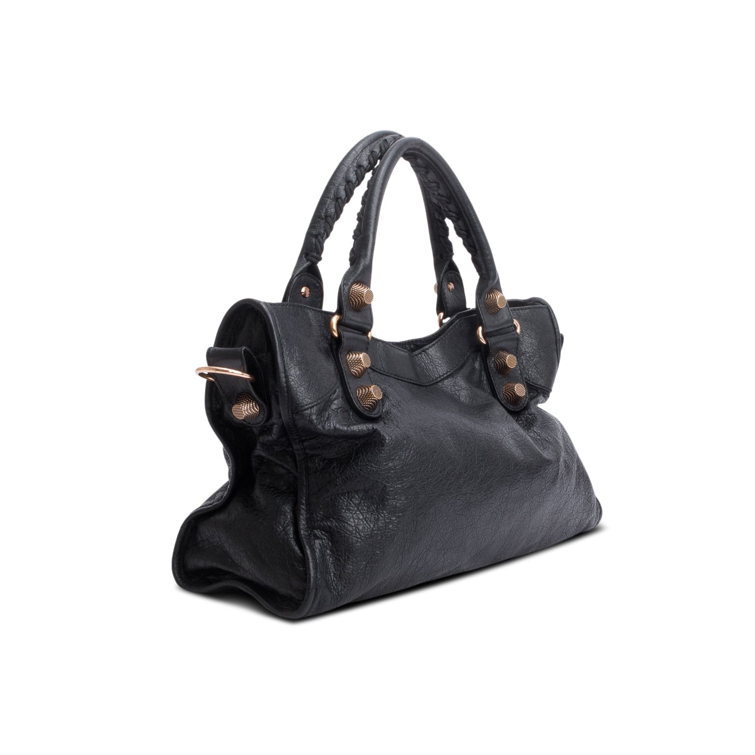 Balenciaga Black Agneau Giant 21 City Bag