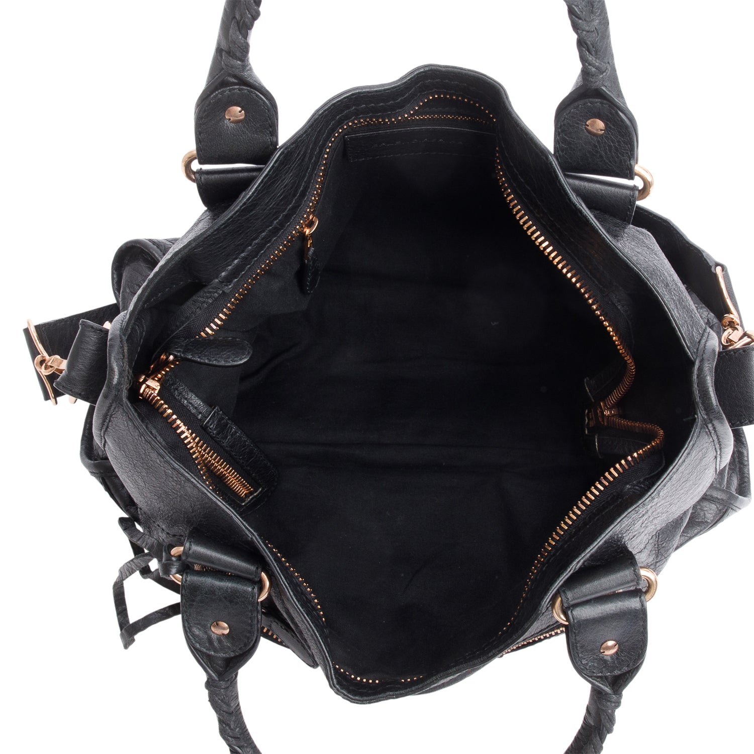 Balenciaga Black Agneau Giant 21 City Bag