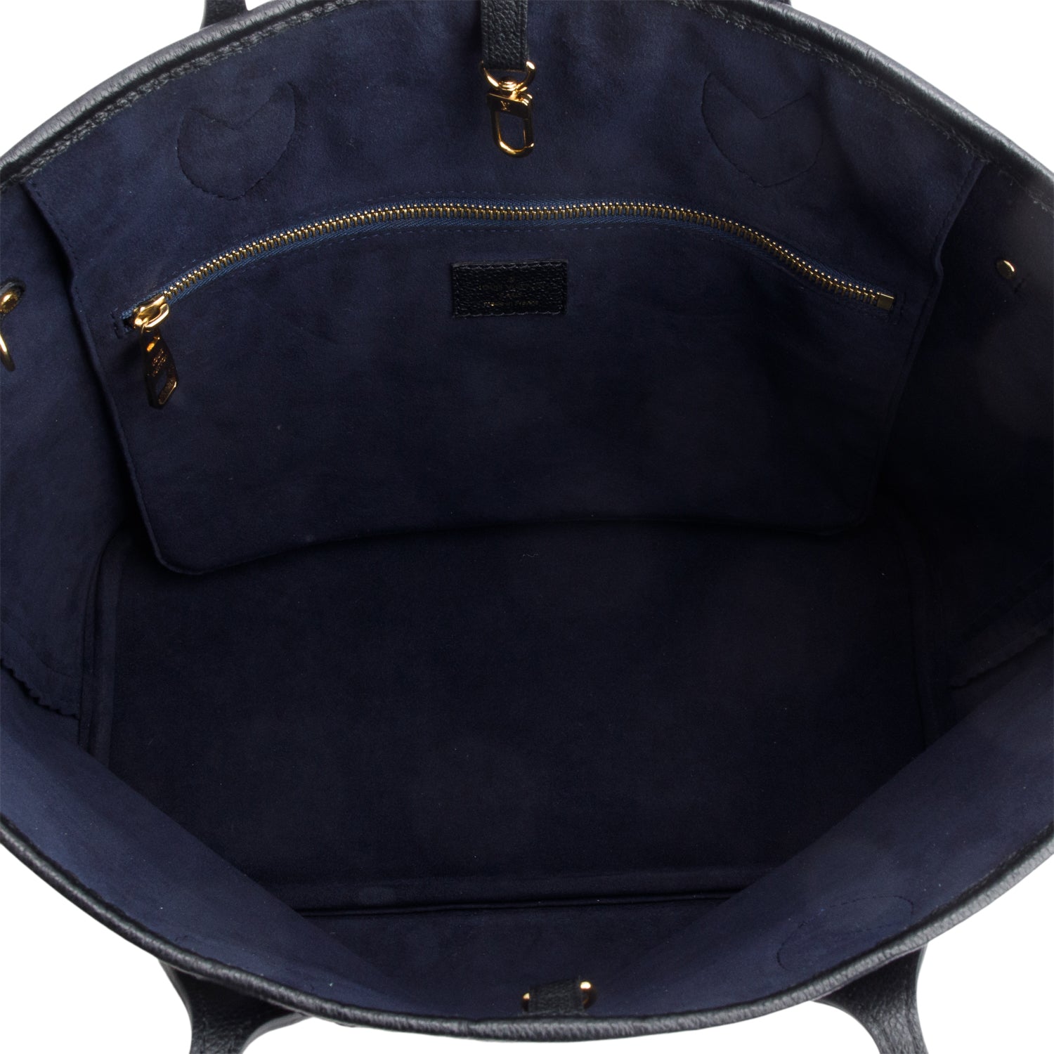 Louis Vuitton Black Monogram Empreinte Leather Neverfull MM