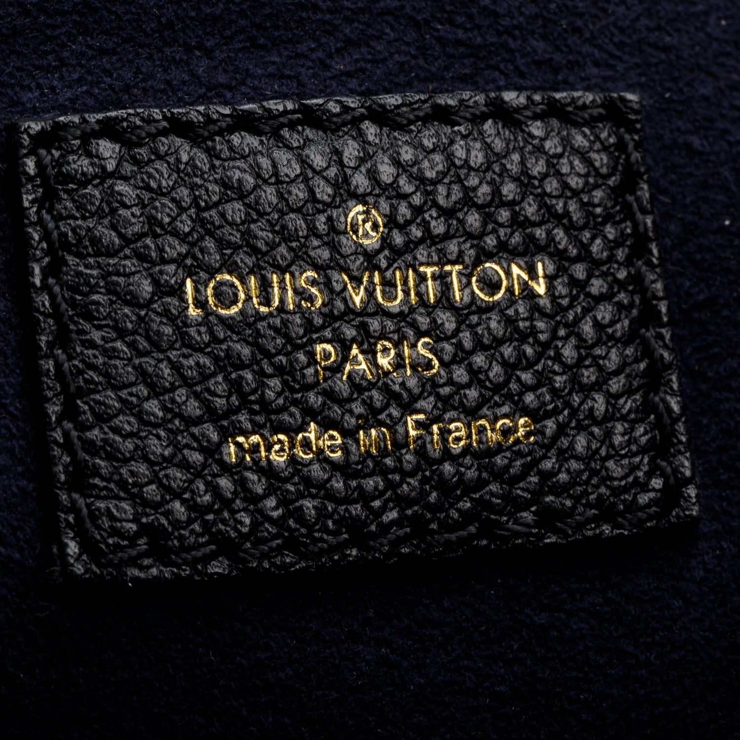 Louis Vuitton Black Monogram Empreinte Leather Neverfull MM