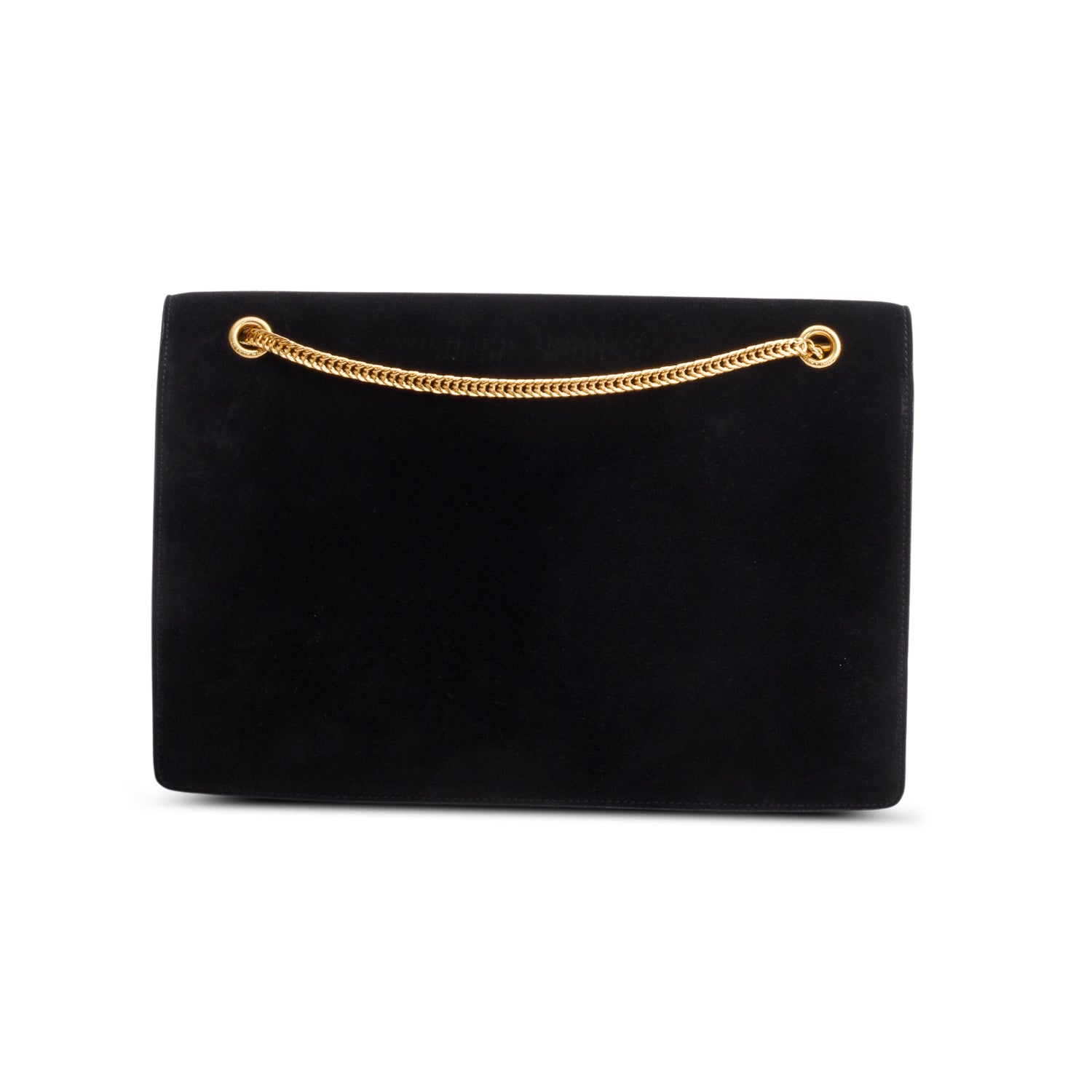 Saint Laurent Black Suede Betty Shoulder Bag