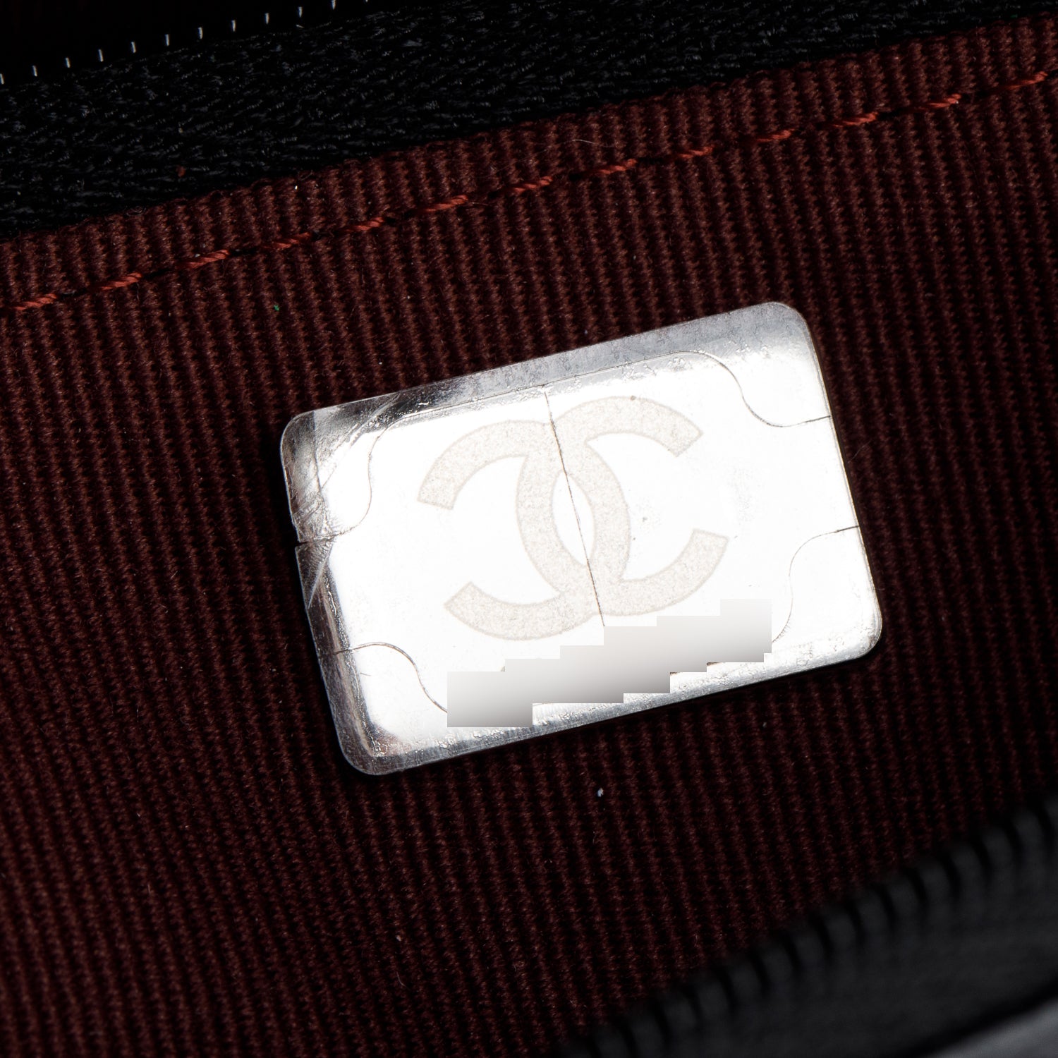 Chanel 2022 Black Chevron Lambskin Wallet on Chain w/ Box & Receipt