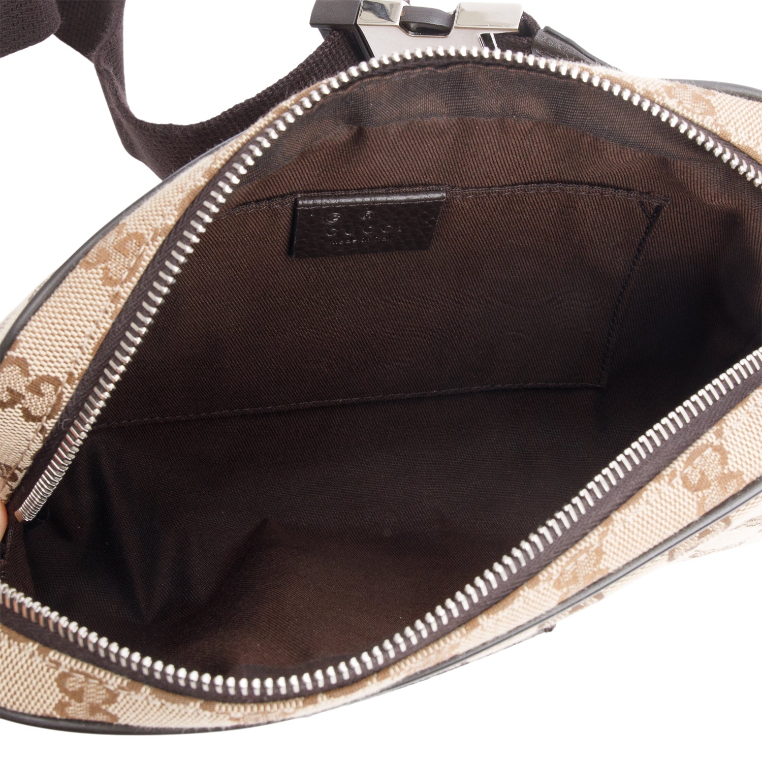 Gucci Beige GG Canvas Belt Bag