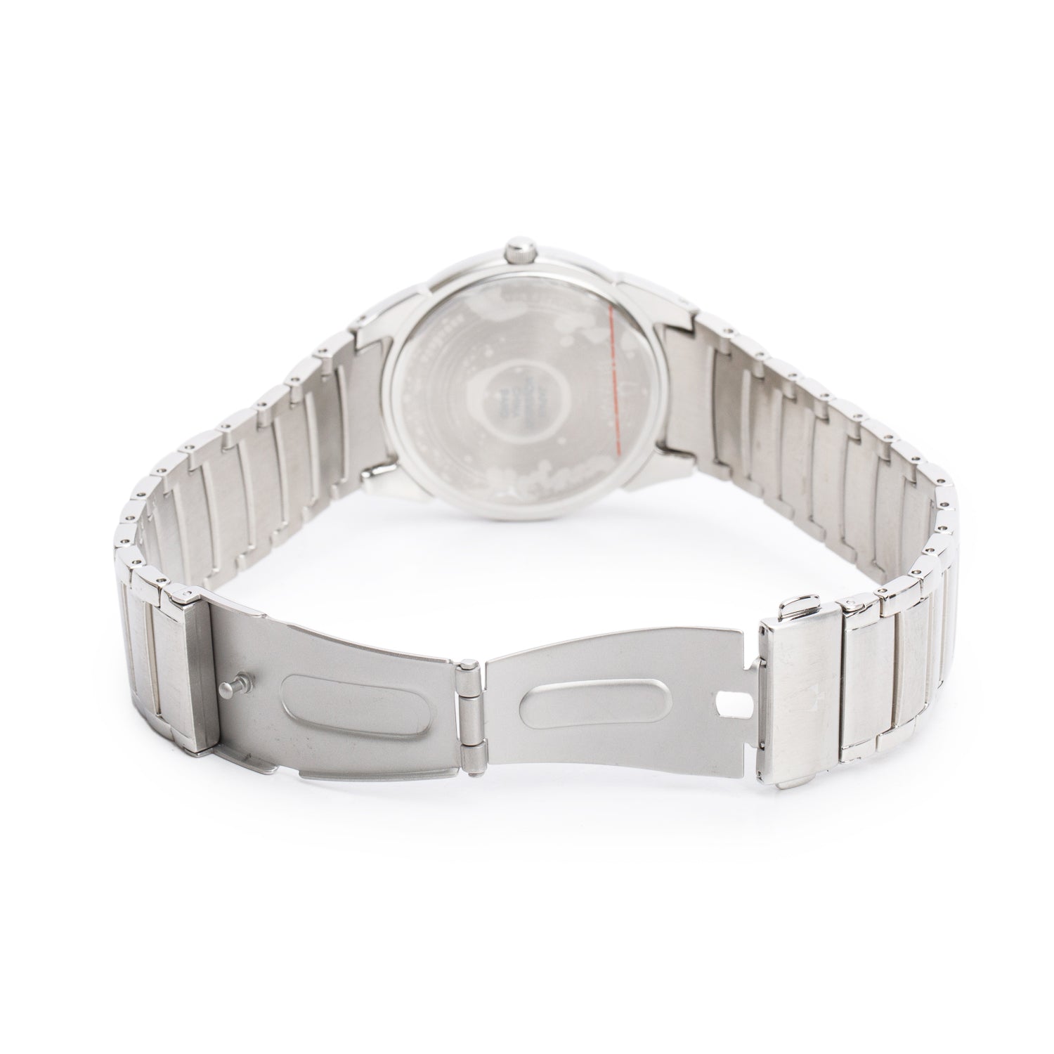 Bulova Stainless Steel Classic 38 MM Quartz Watch Black Dial w/ Box