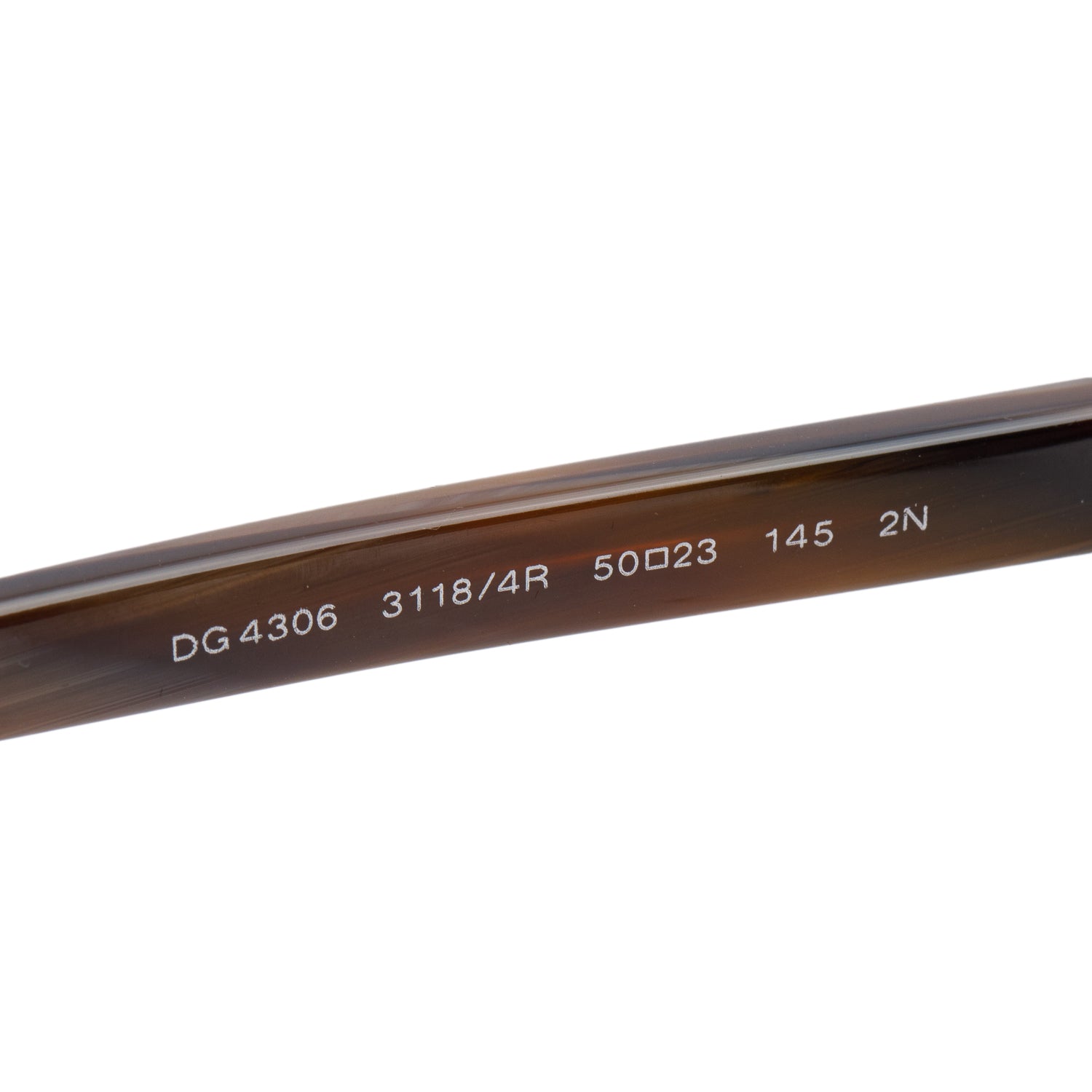 Dolce & Gabbana DG4306 Brown Acetate Round Sunglasses w/ Case