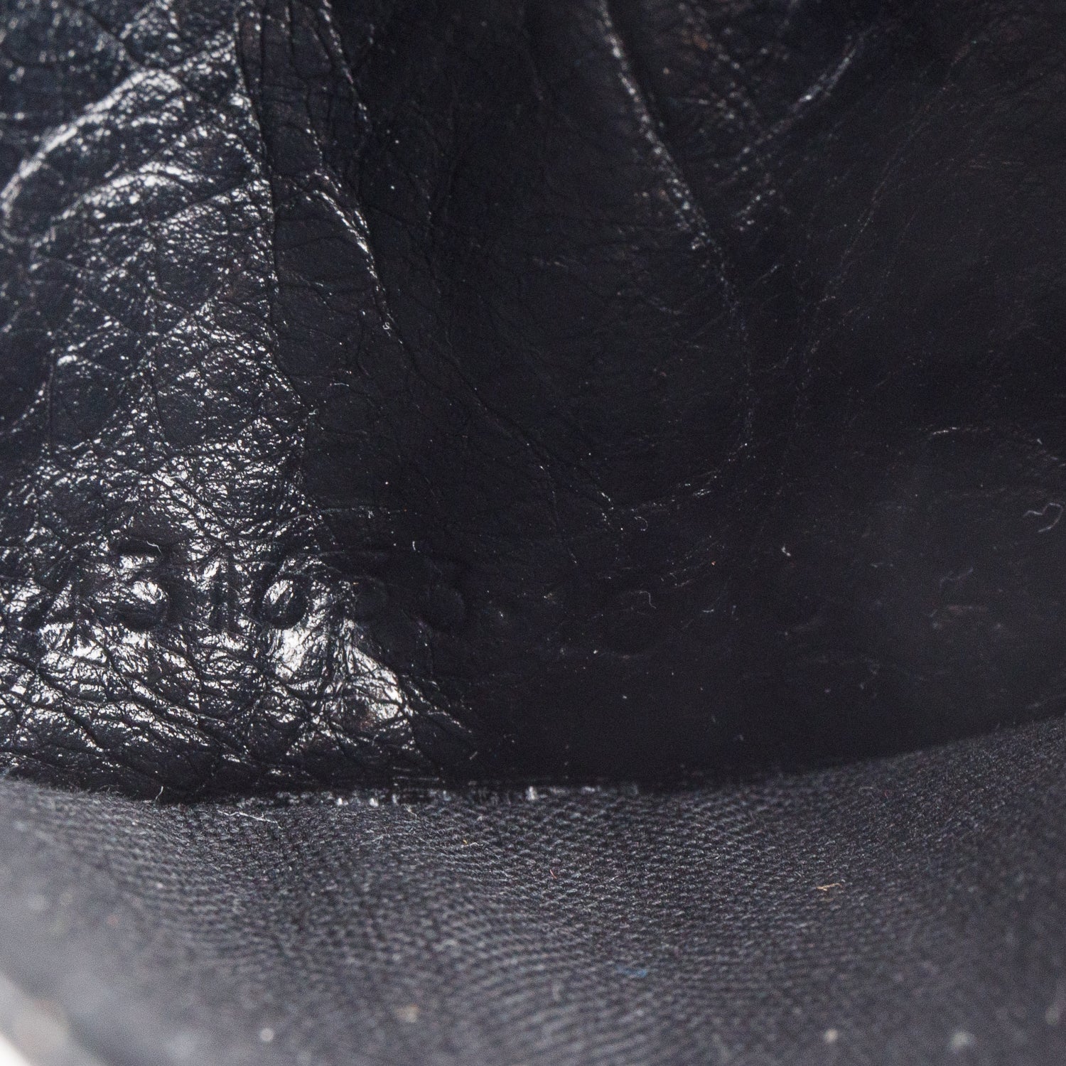Balenciaga Black Crinkled Calfskin Leather City Mini Trifold Compact Wallet