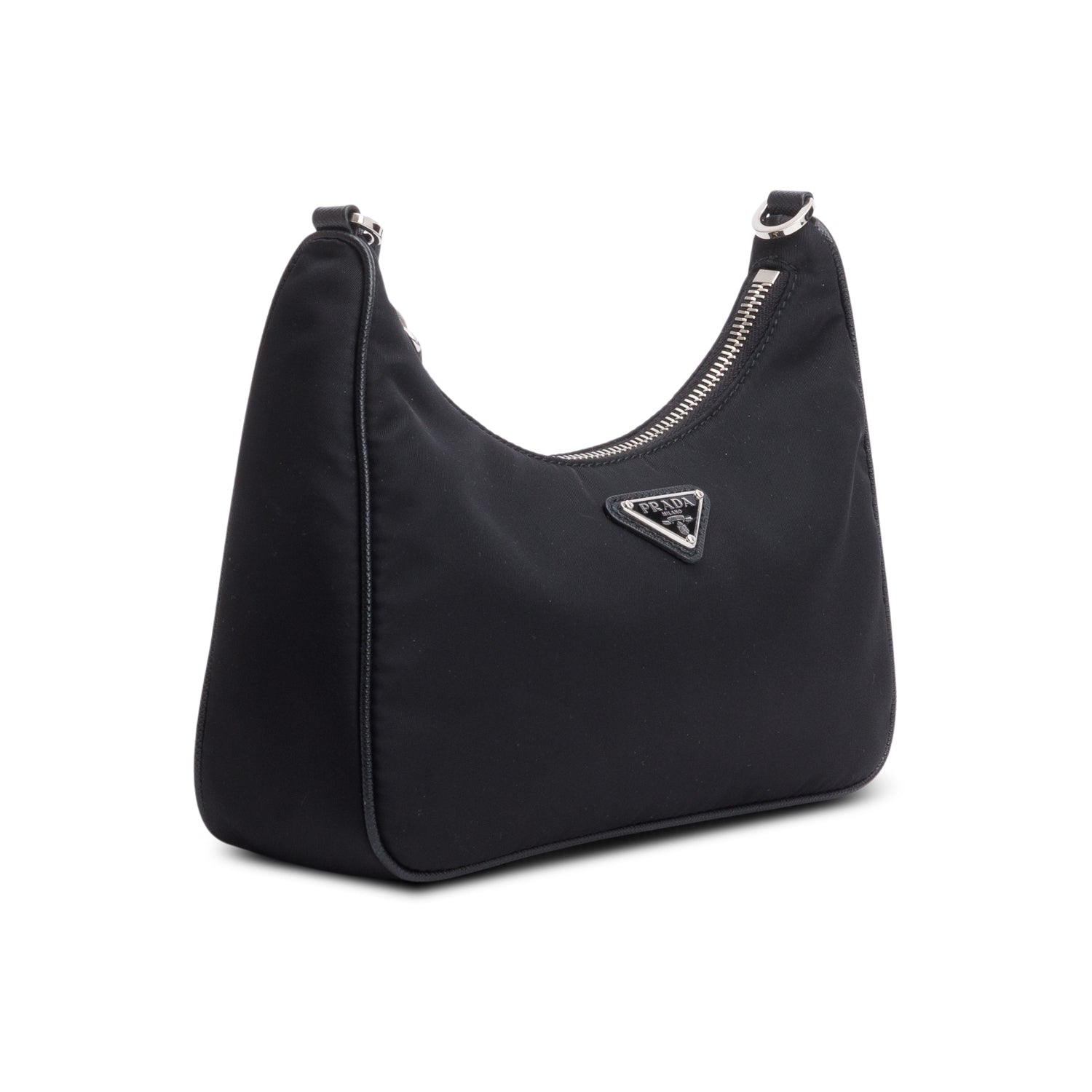Prada Black Re-Edition 2005 Re-Nylon Bag w/ Box