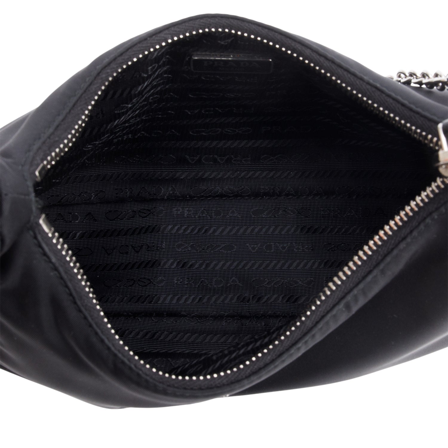 Prada Black Re-Edition 2005 Re-Nylon Bag w/ Box