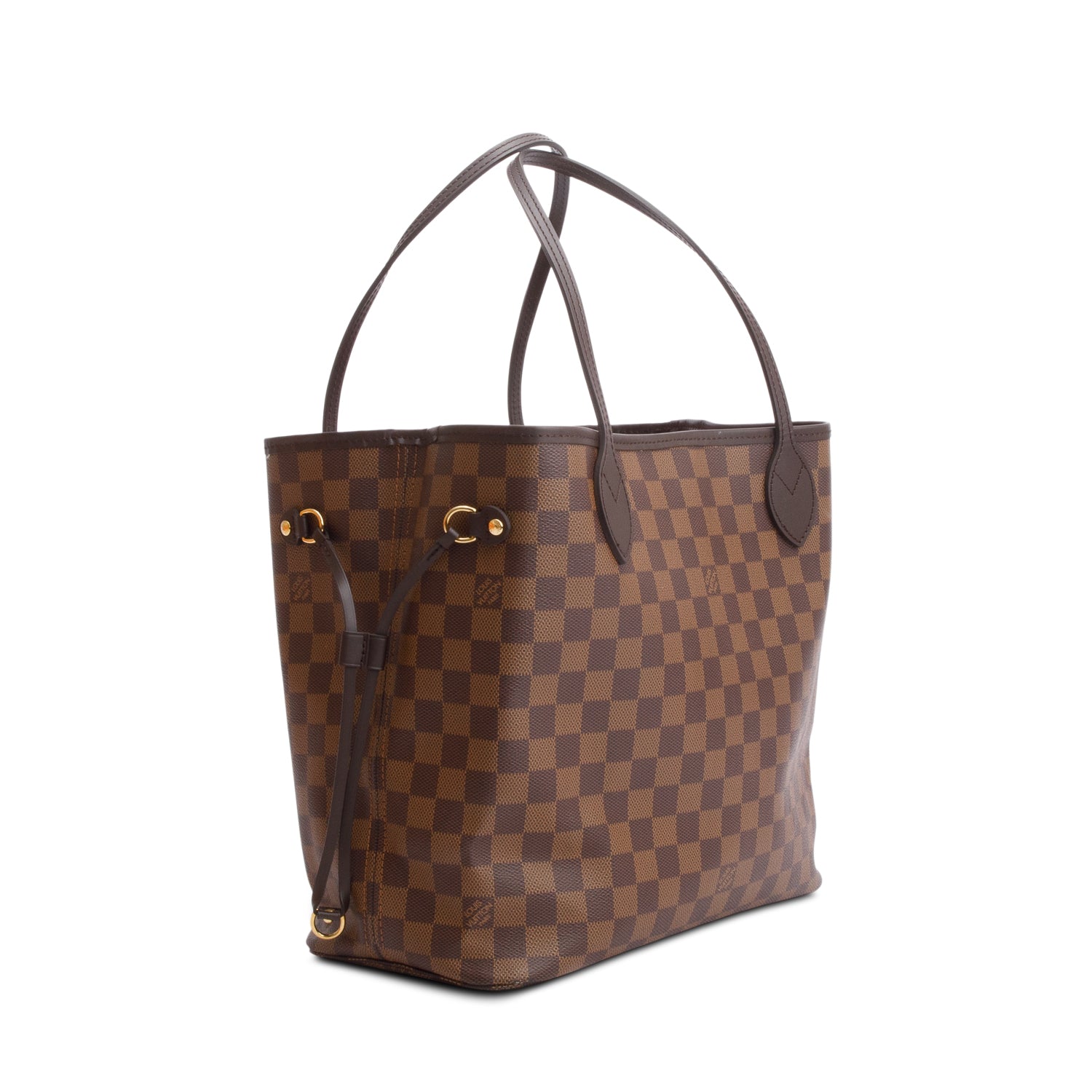 Louis Vuitton Damier Ebene Neverfull MM w/ Pouch & Box