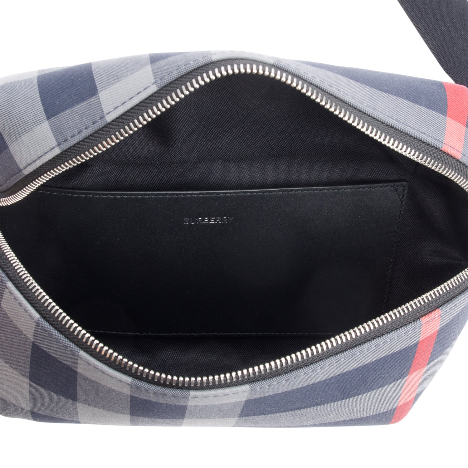 Burberry Navy Sonny Check Belt Bag