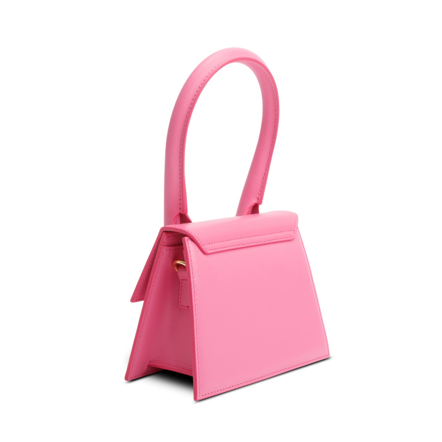 Jacquemus Pink Smooth Calfskin Le Chiquito Moyen w/ Strap