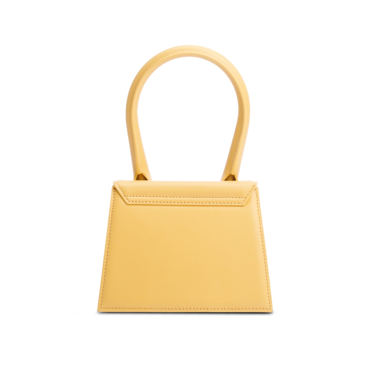Jacquemus Yellow Smooth Calfskin Le Chiquito Moyen w/ Strap