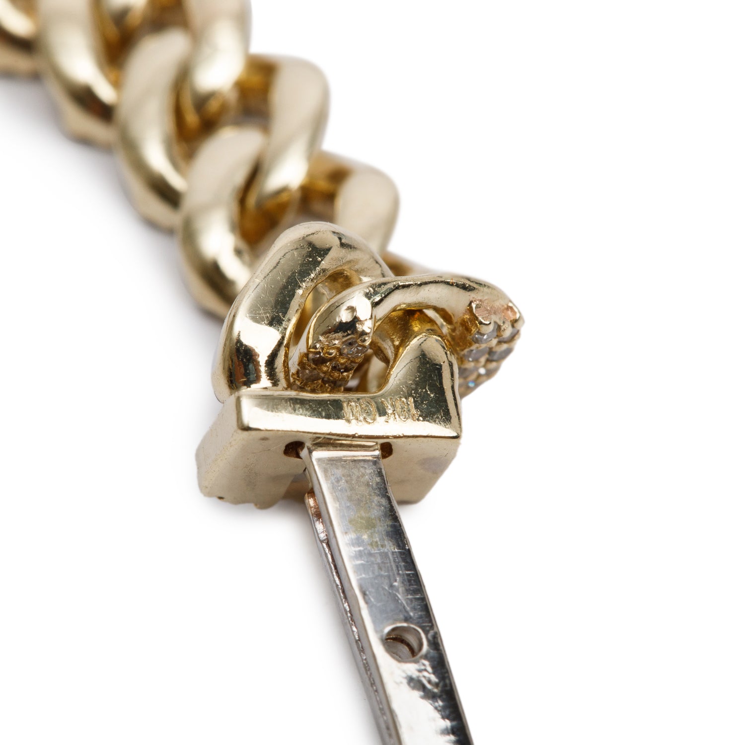 10k Yellow Gold 5.40 tcw. Diamond Link Necklace