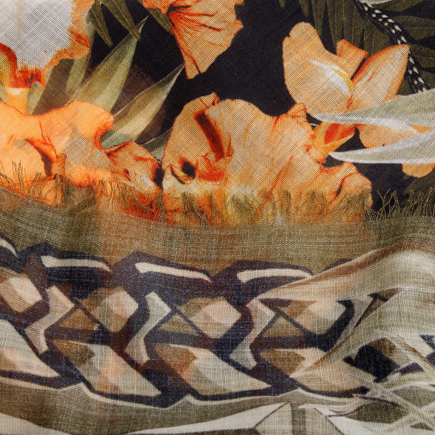 Givenchy Multicolor Wool Scarf