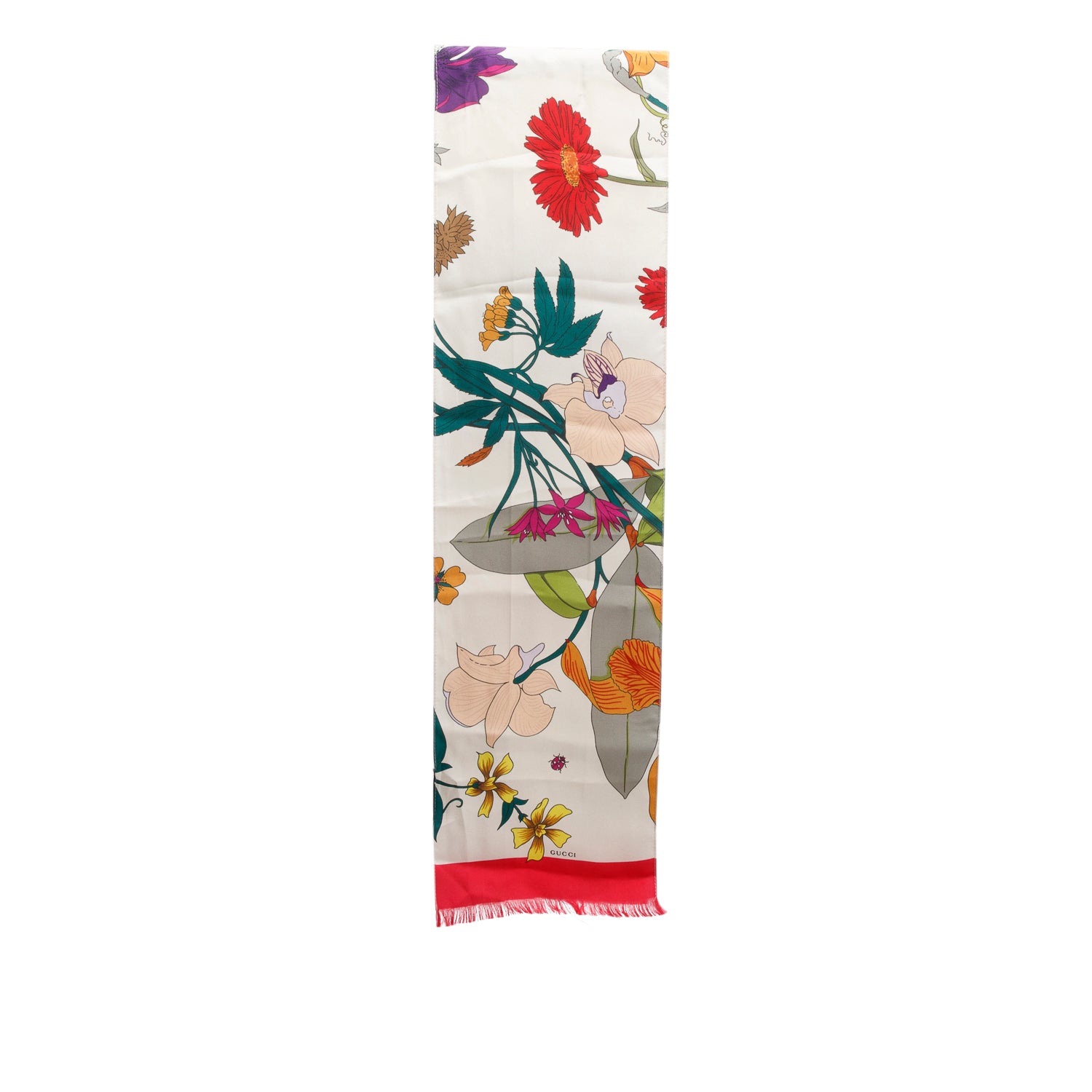 Gucci Multicolor Floral Silk Bandeau