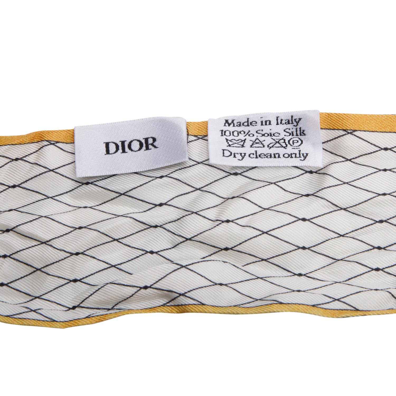 Christian Dior Le Monde Silk Twilly