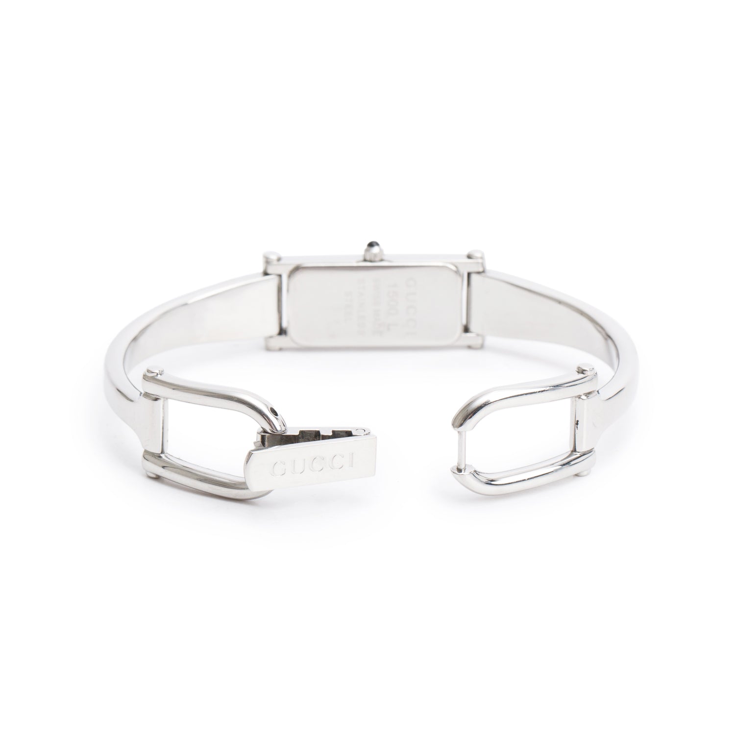 Gucci Stainless Steel 1500 Series Quartz Watch Blue Dial