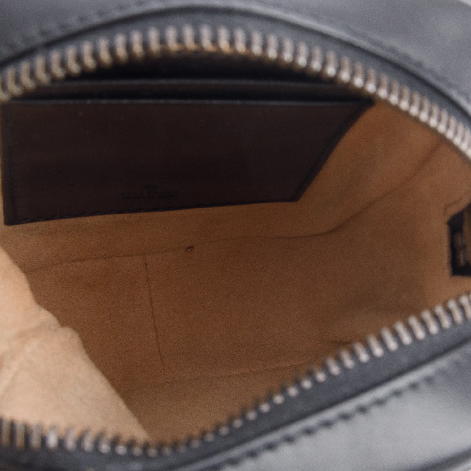 Gucci Black Matelasse Calfskin Leather Mini GG Marmont Crossbody Bag