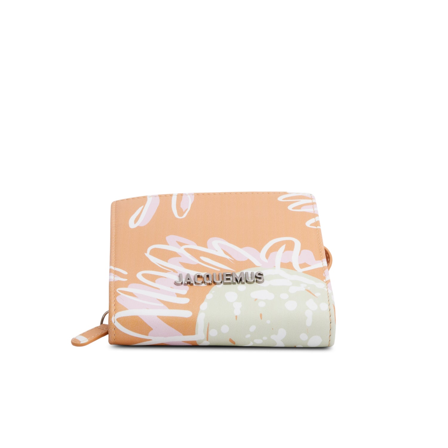 Jacquemus Orange Floral Print Le Gadjo Mini Bag