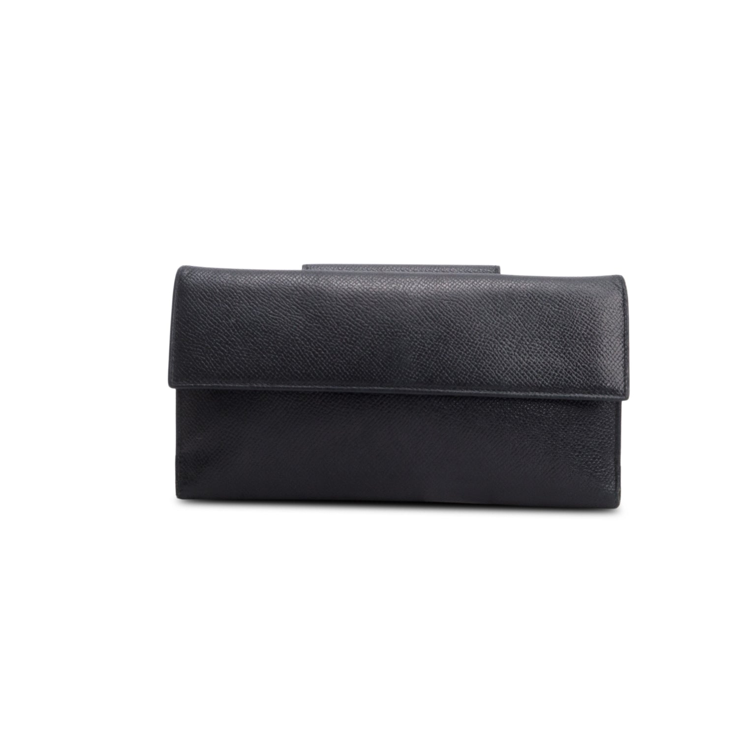 Bvlgari Black Leather Bi-Fold Wallet