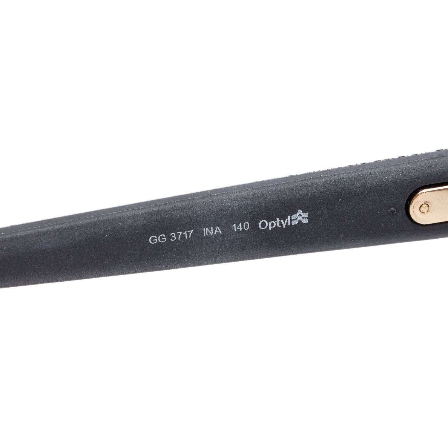 Gucci GG3717 Black Havana Optyl Interlocking G Square Sunglasses w/ Case