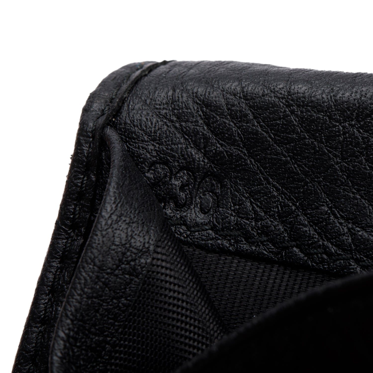 Prada Black Vitello Move Leather Flap Card Holder