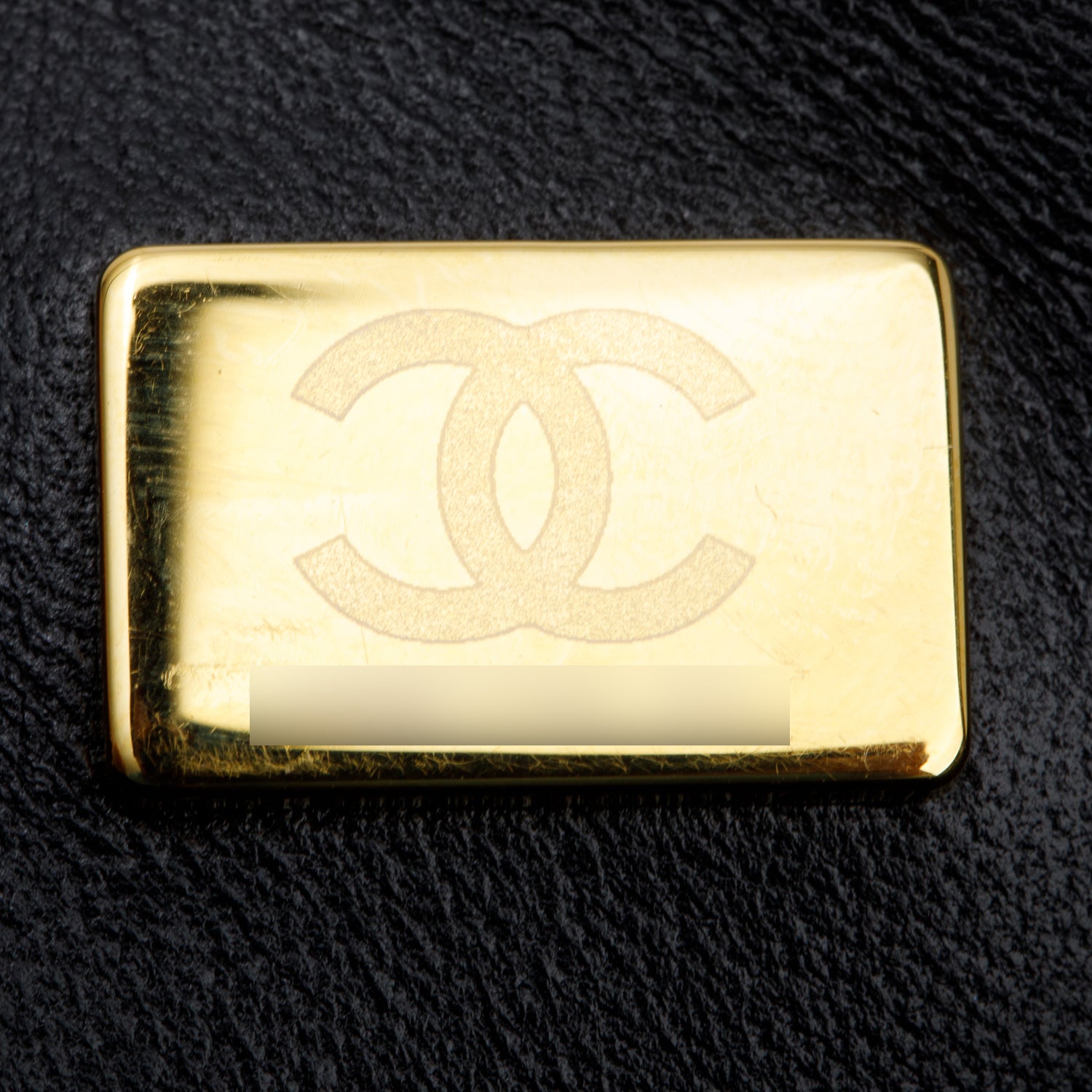 Chanel Black Lambskin Quilted Mini Rectangular Flap Bag w/ Box