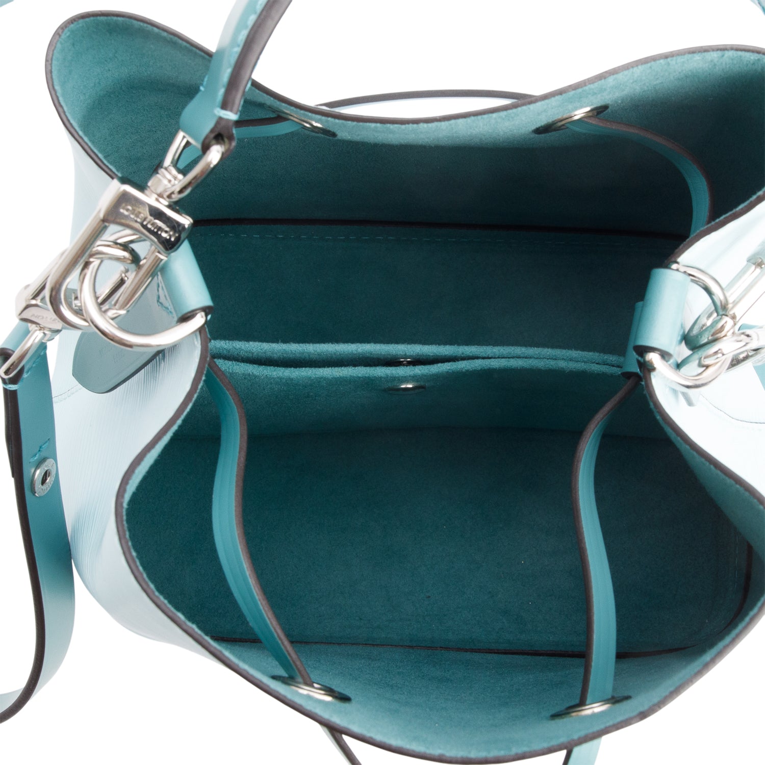 Louis Vuitton Blue Epi Leather Noe BB Bucket Bag w/ Straps