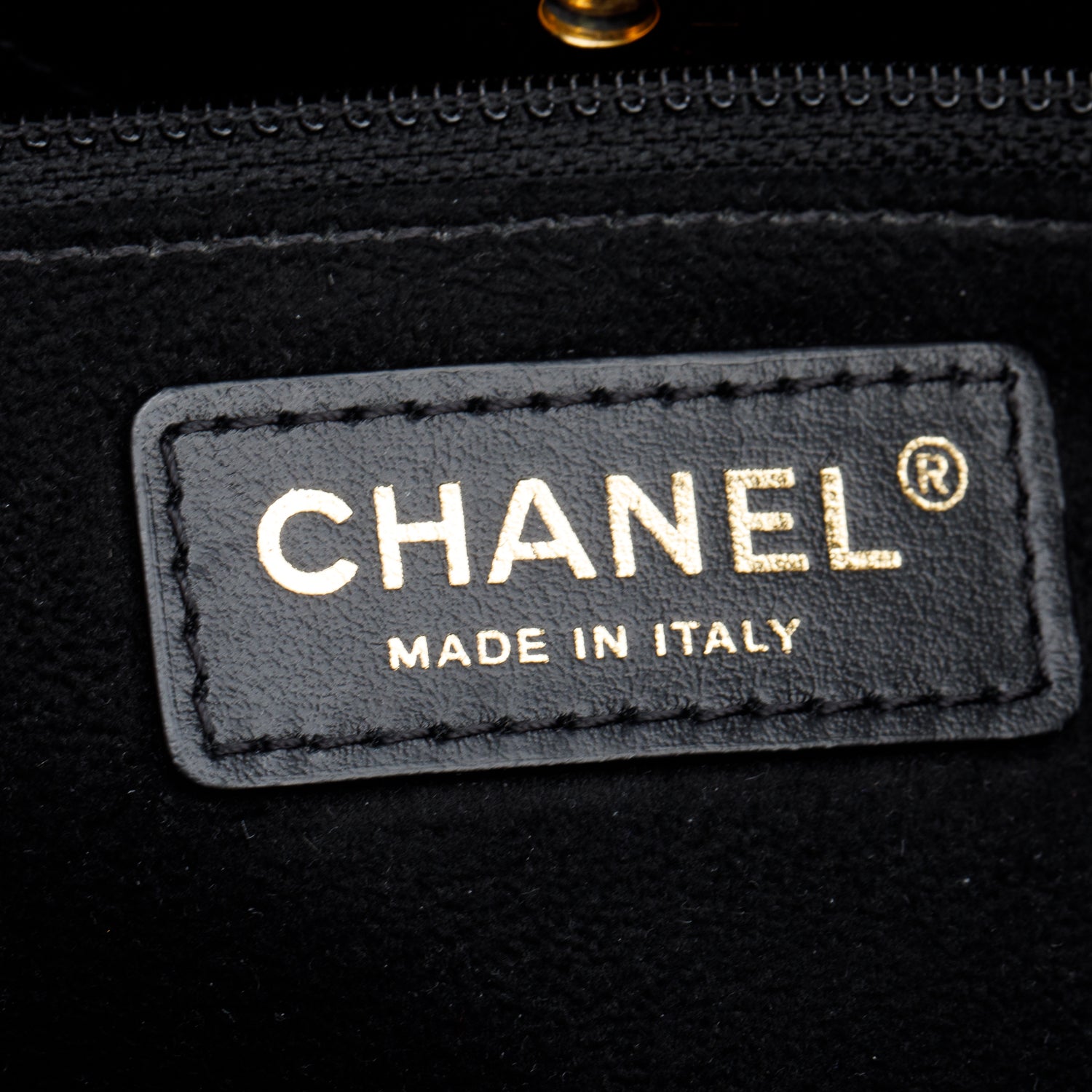 Chanel Black Caviar Small Studded Deauville Tote