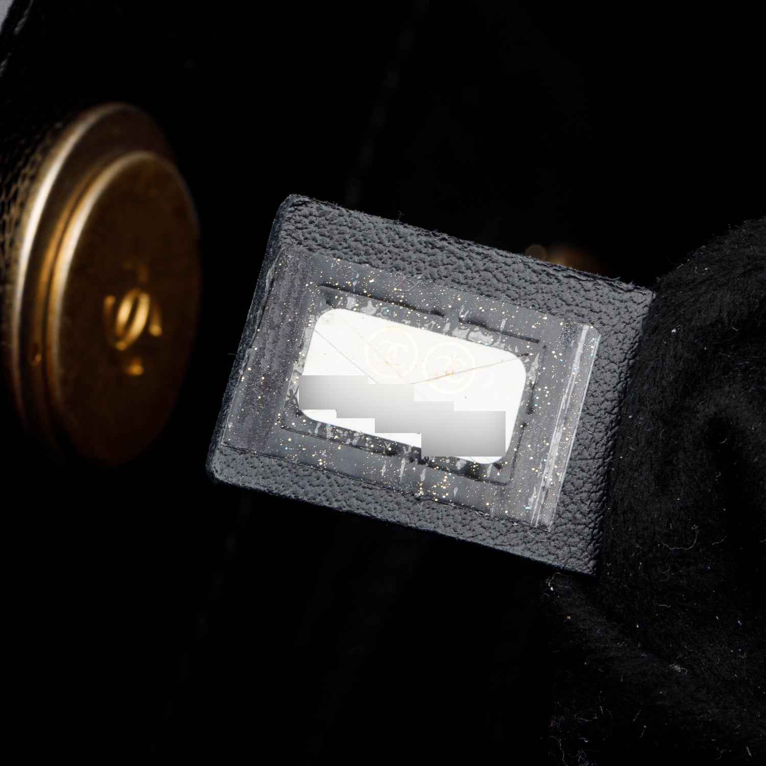 Chanel Black Caviar Small Studded Deauville Tote