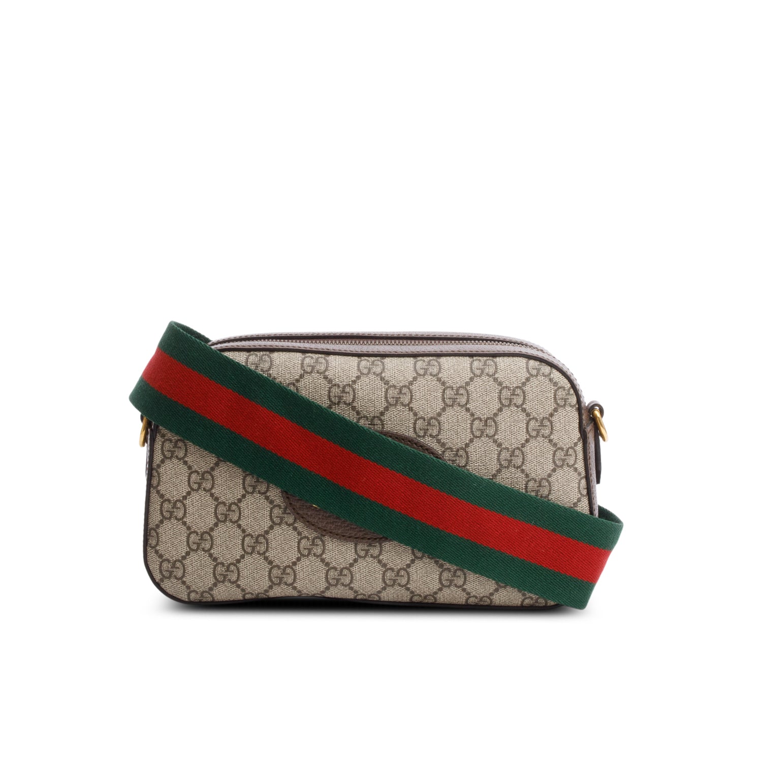 Gucci 2022 GG Supreme Monogram Web Neo Vintage Shoulder Bag w/ Box, Strap & Receipt