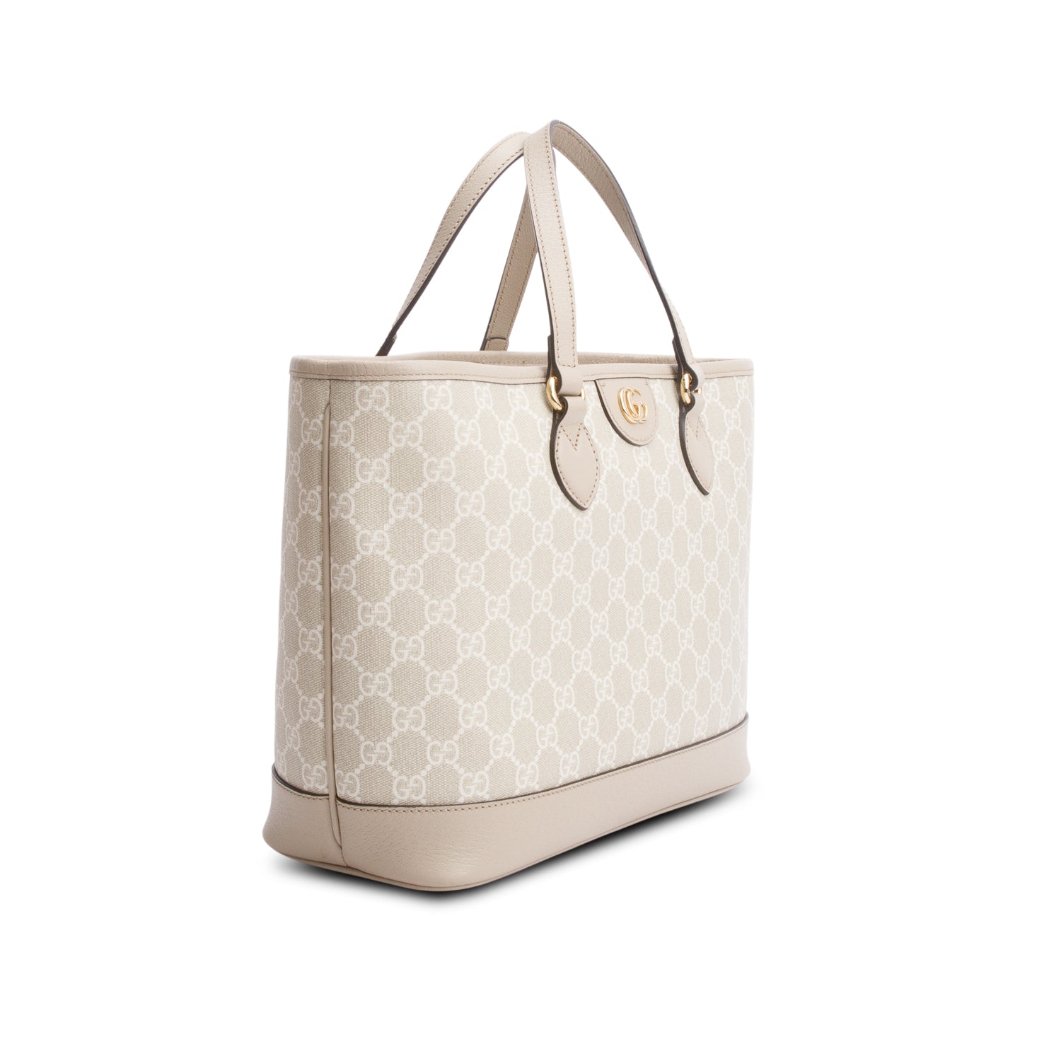 Gucci 2024 Beige Supreme Monogram Small Ophidia Tote w/ Box & Receipt