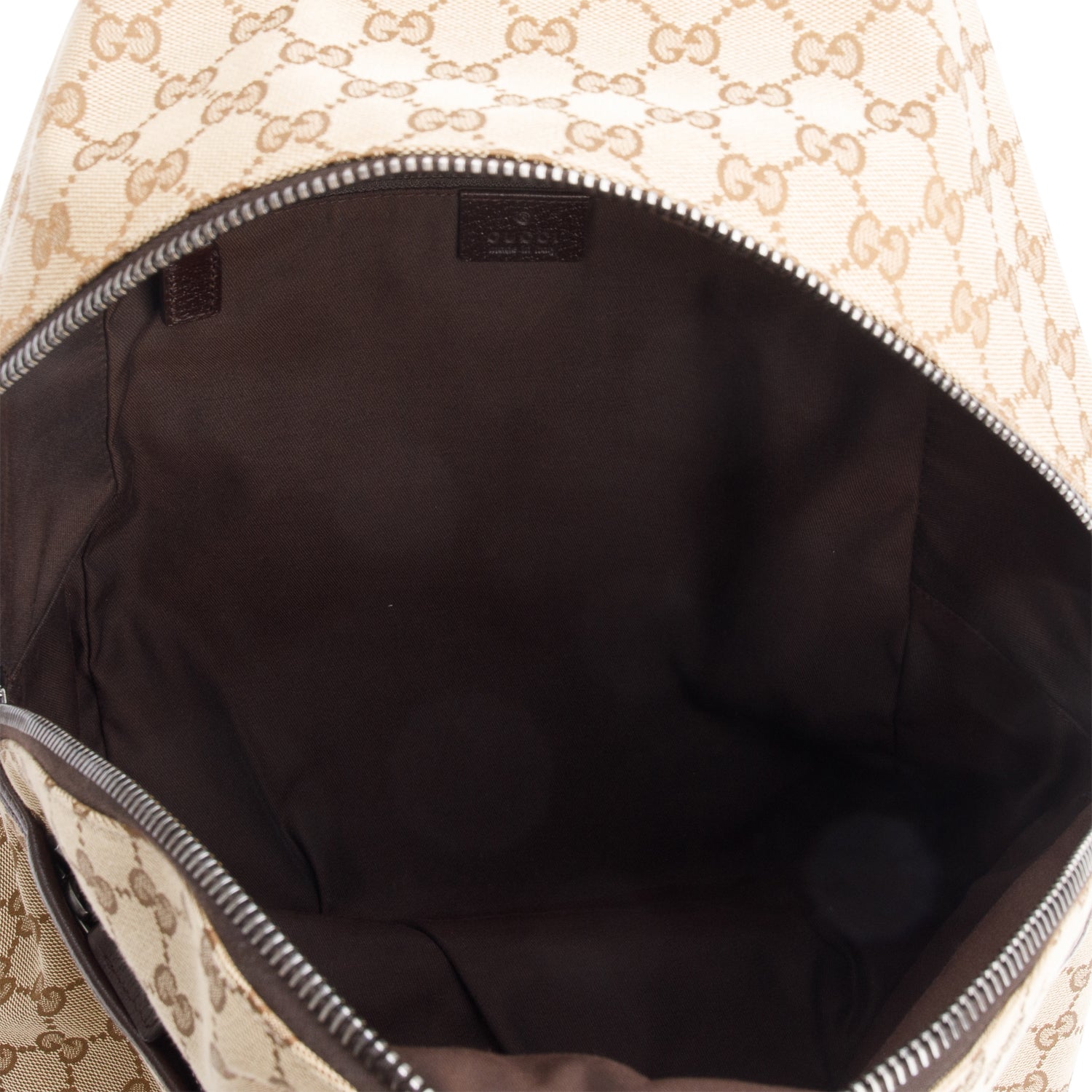 Gucci GG Supreme Canvas Web Backpack