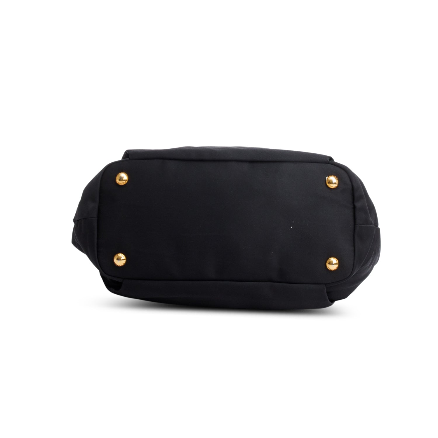 Prada Black Tessuto Bow Nylon Tote Bag w/ Strap