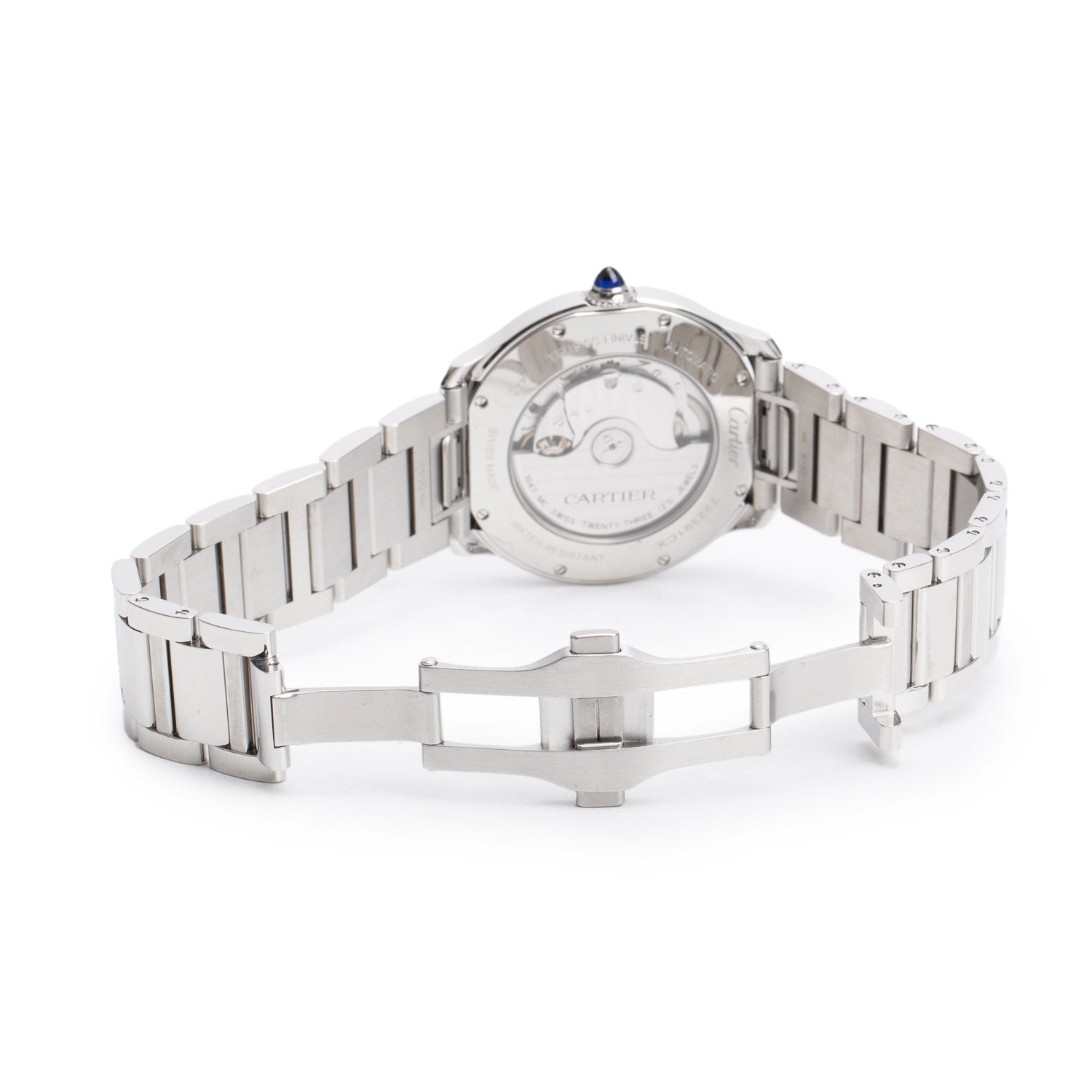 Cartier Stainless Steel Ronde Must de Cartier 40 MM Automatic Watch 4440 w/ Box & Papers