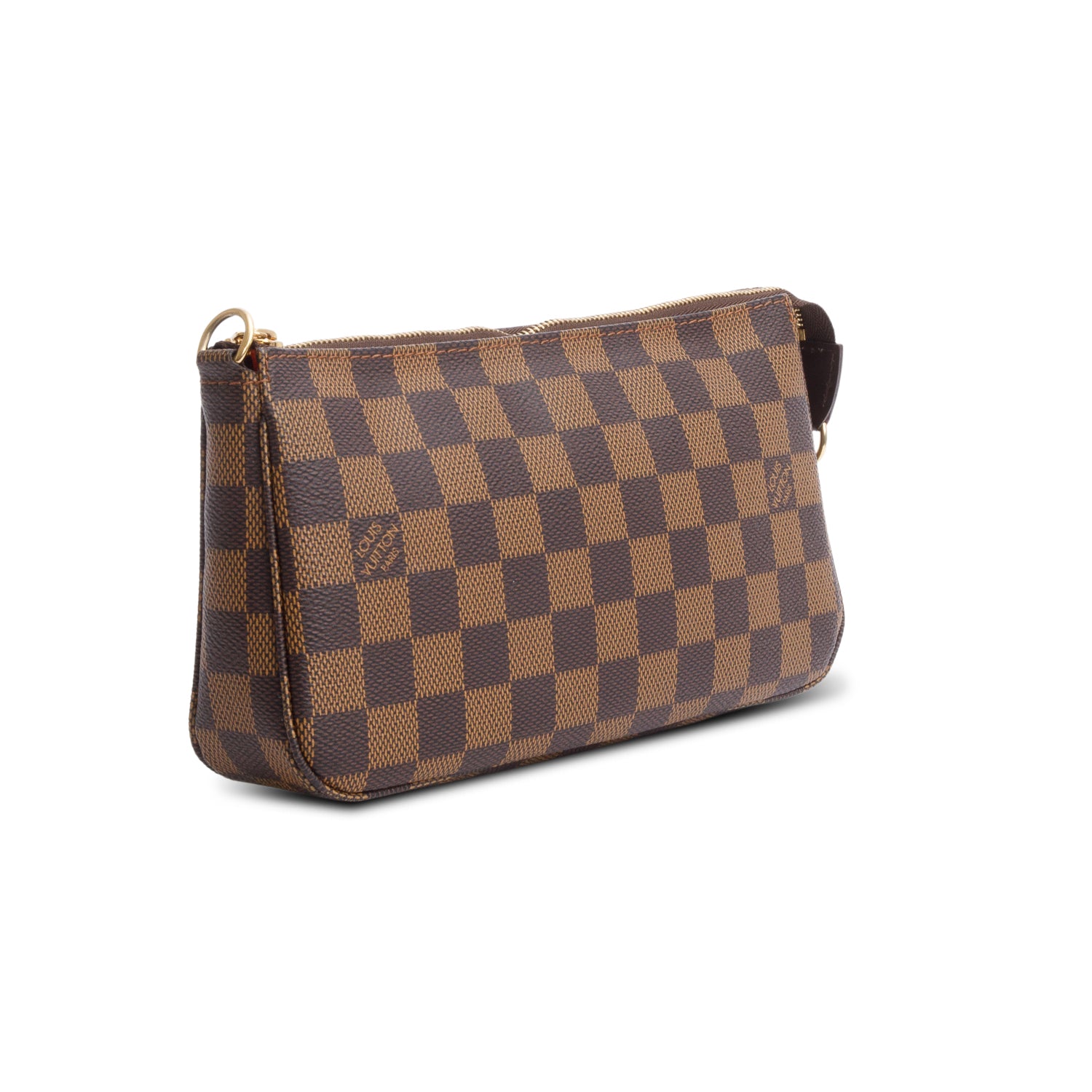 Louis Vuitton Damier Ebene Pochette Accessories w/ Strap