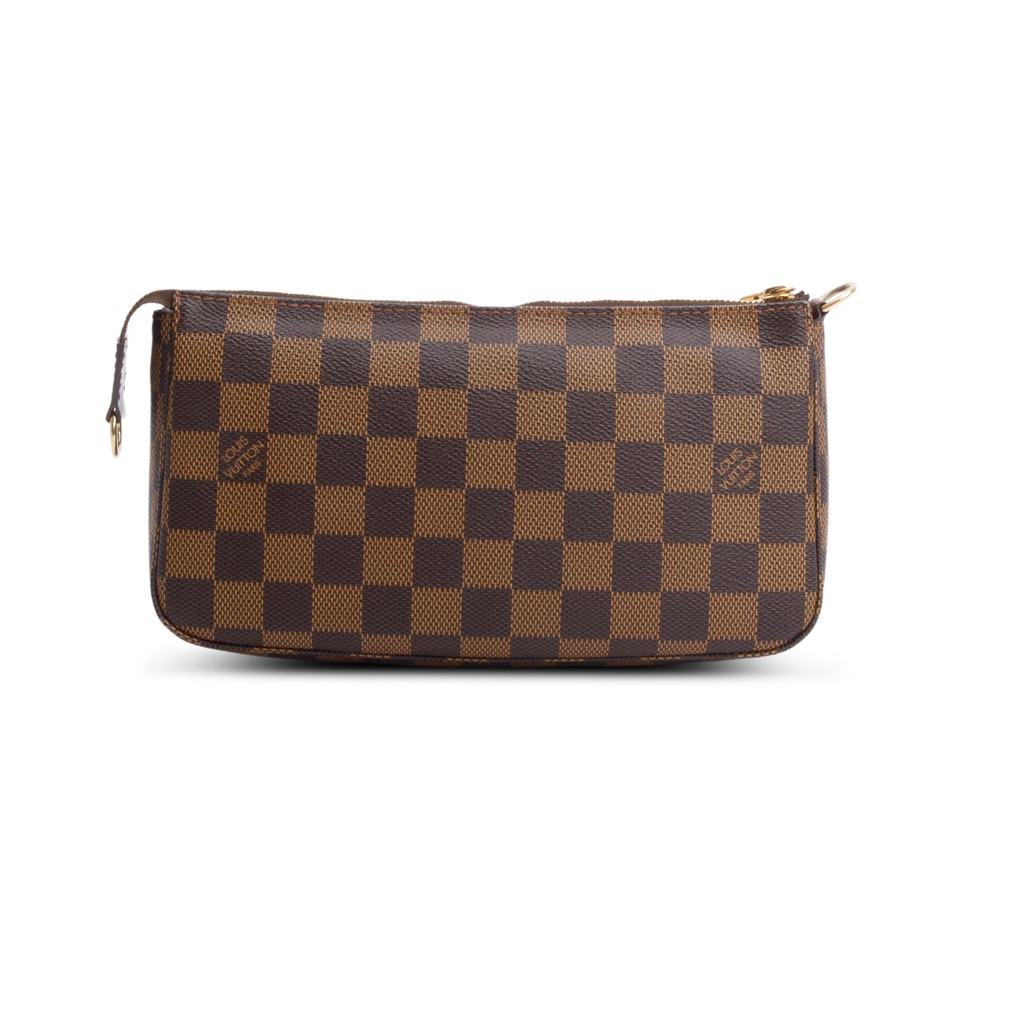 Louis Vuitton Damier Ebene Pochette Accessories w/ Strap
