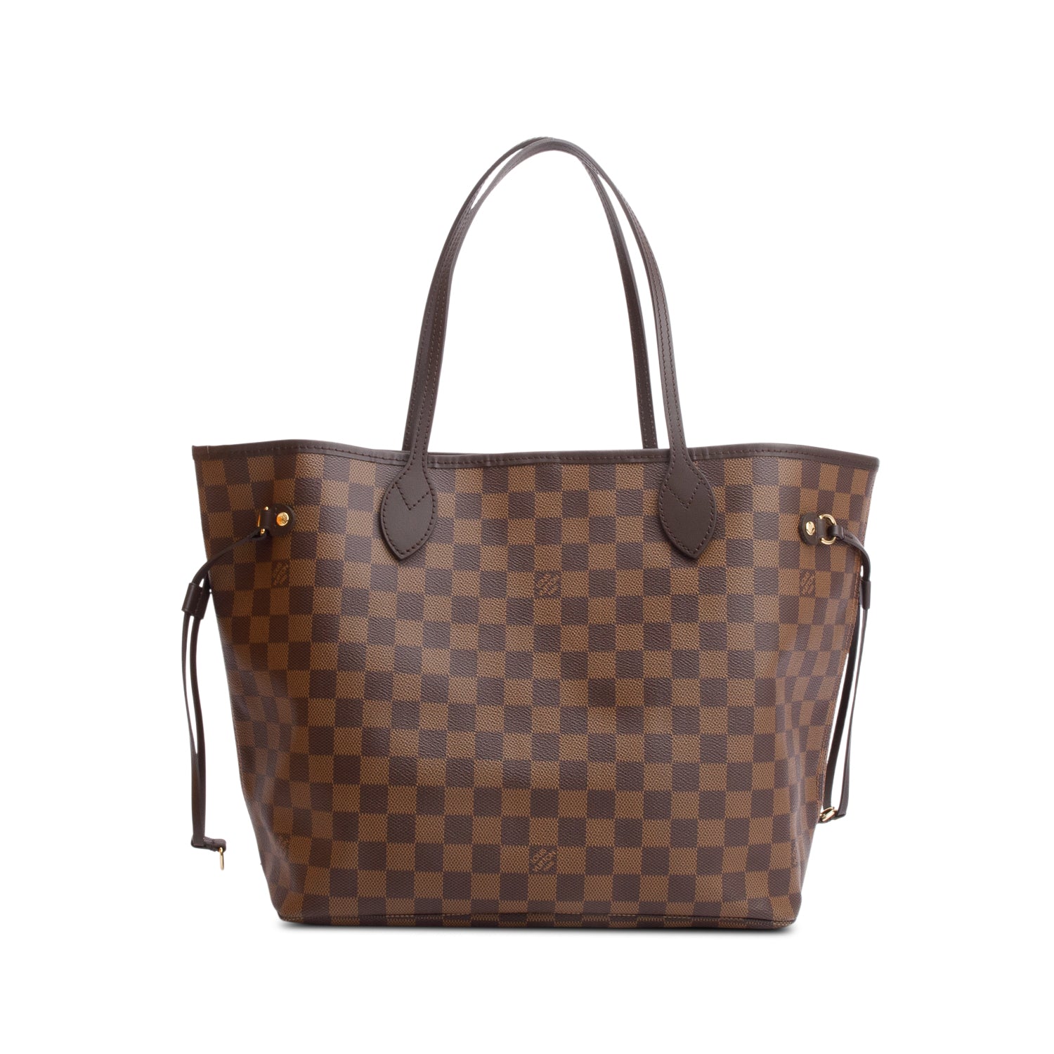Louis Vuitton Damier Ebene Neverfull MM w/ Pouch & Box