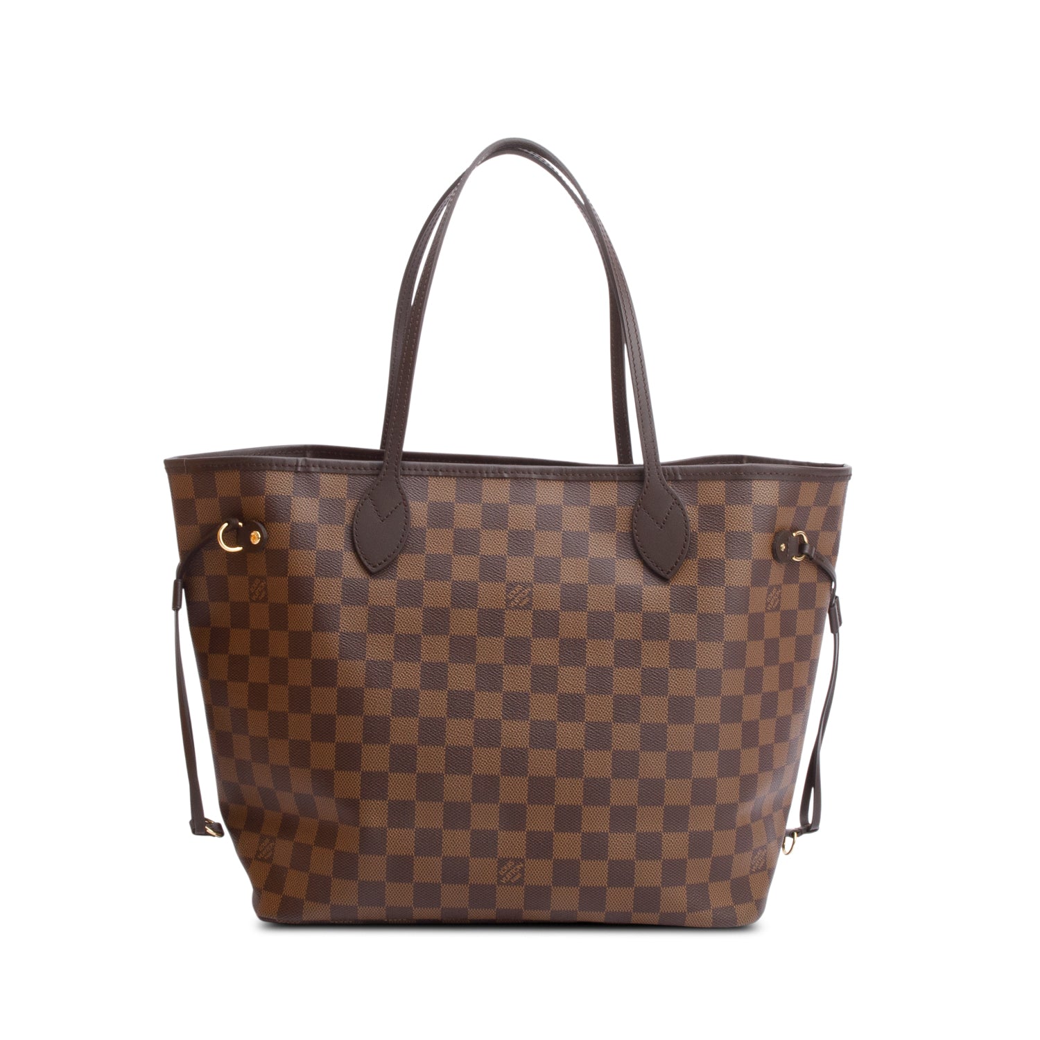 Louis Vuitton Damier Ebene Neverfull MM w/ Pouch & Box