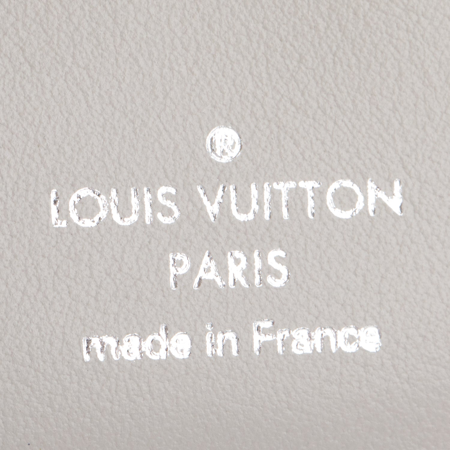 Louis Vuitton Grey Mahina Leather Clea Wallet w/ Box