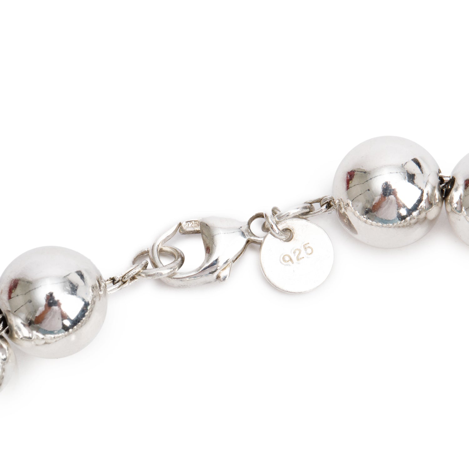 Tiffany & Co. Sterling Silver 10 MM HardWear Ball Bracelet