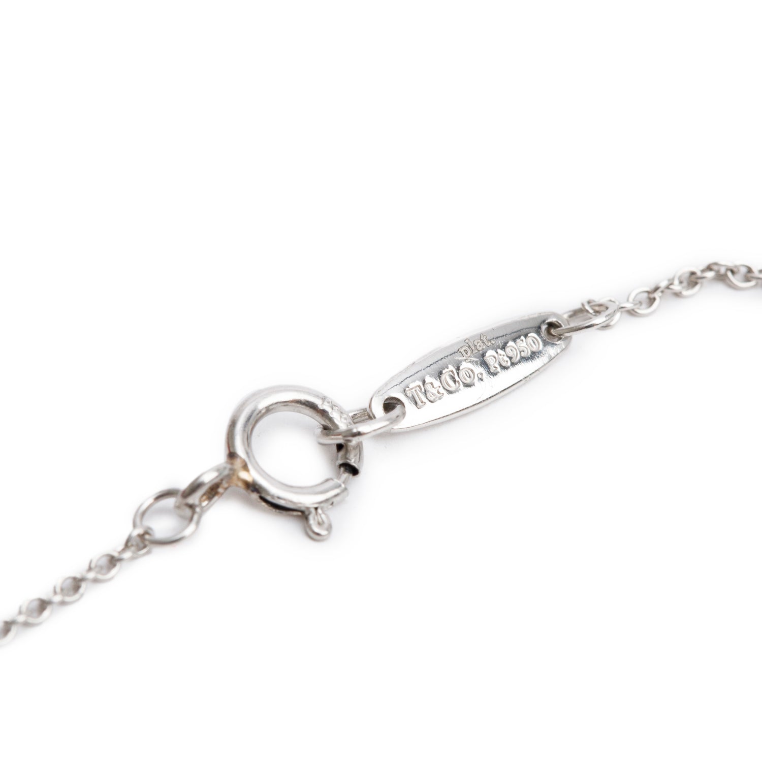 Tiffany & Co. Elsa Peretti Platinum 0.08 ct. Diamonds by the Yard Bracelet w/ Box