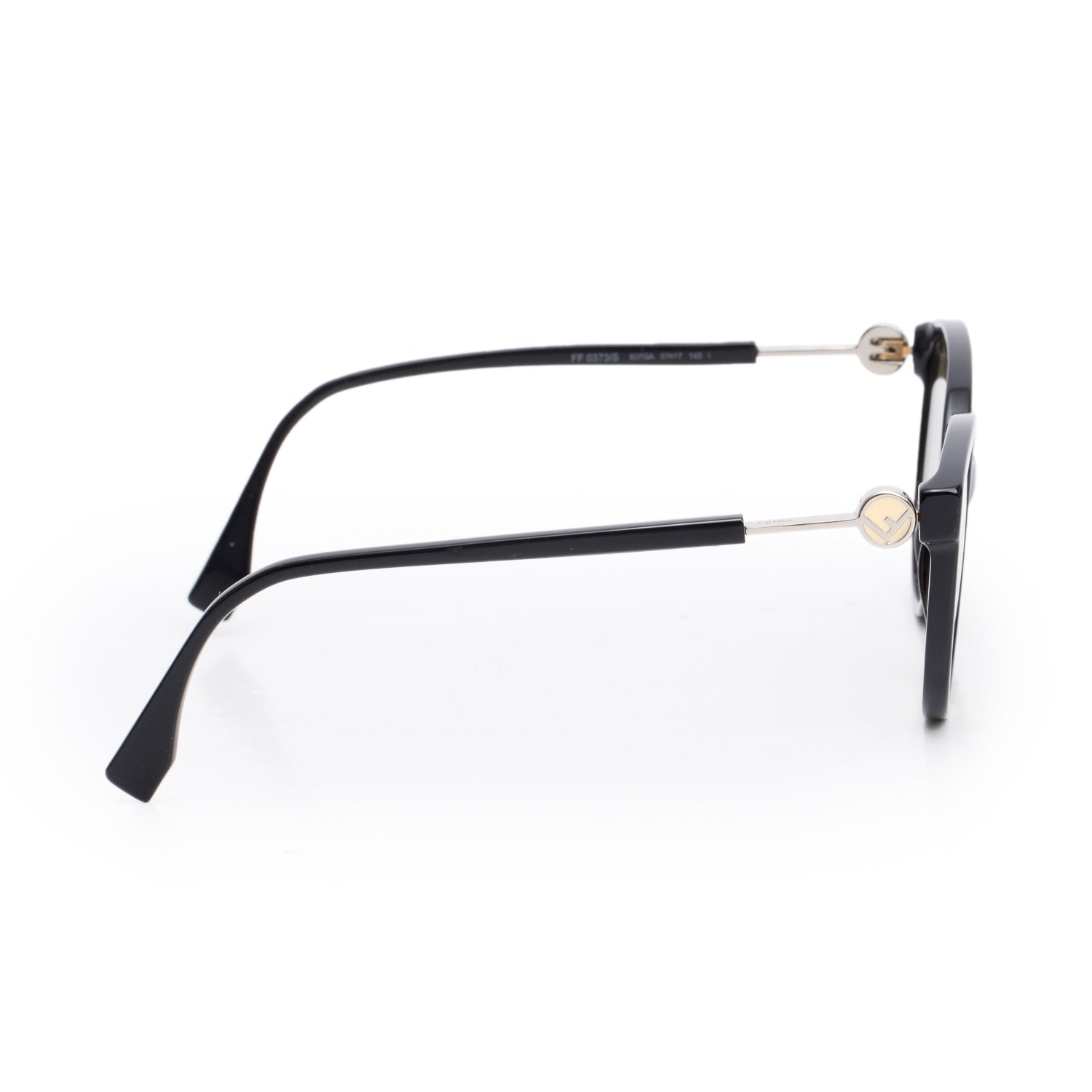 Fendi FF0373/S Black Acetate Sunglasses w/ Box & Authenticity Card