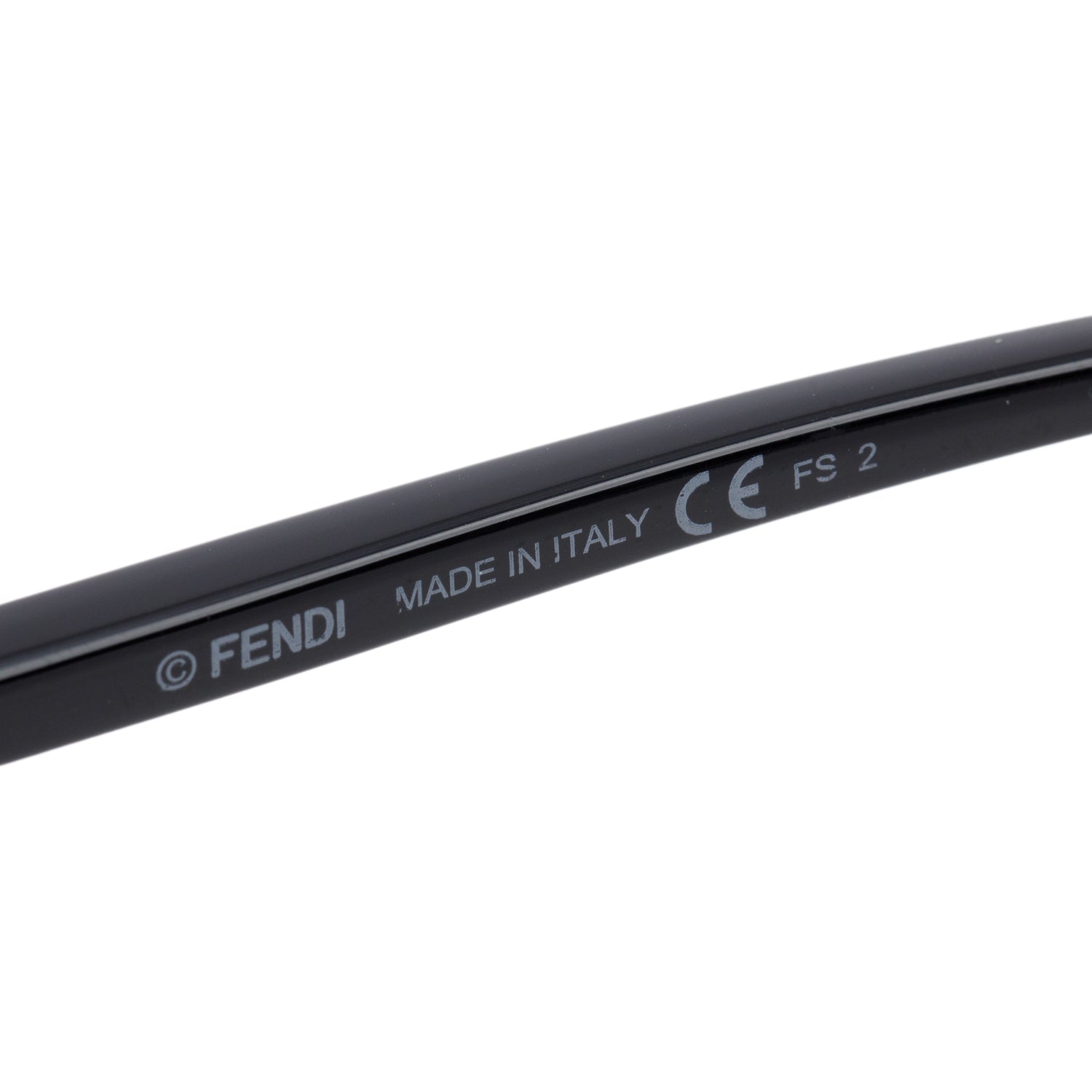 Fendi FF0373/S Black Acetate Sunglasses w/ Box & Authenticity Card