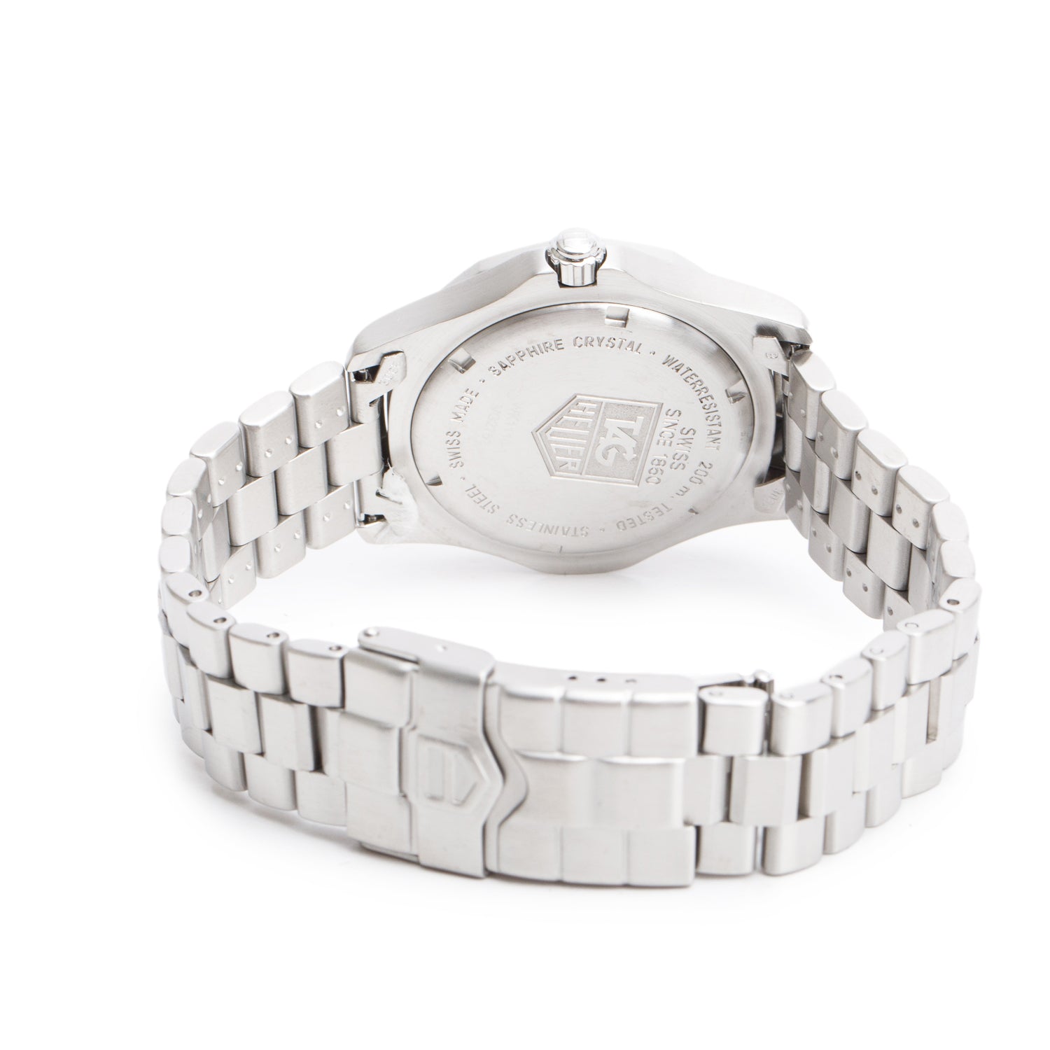 Tag Heuer Stainless Steel 2000 Professional 200M 38 MM Quartz Watch Black Dial WK1110-1 w/ Box