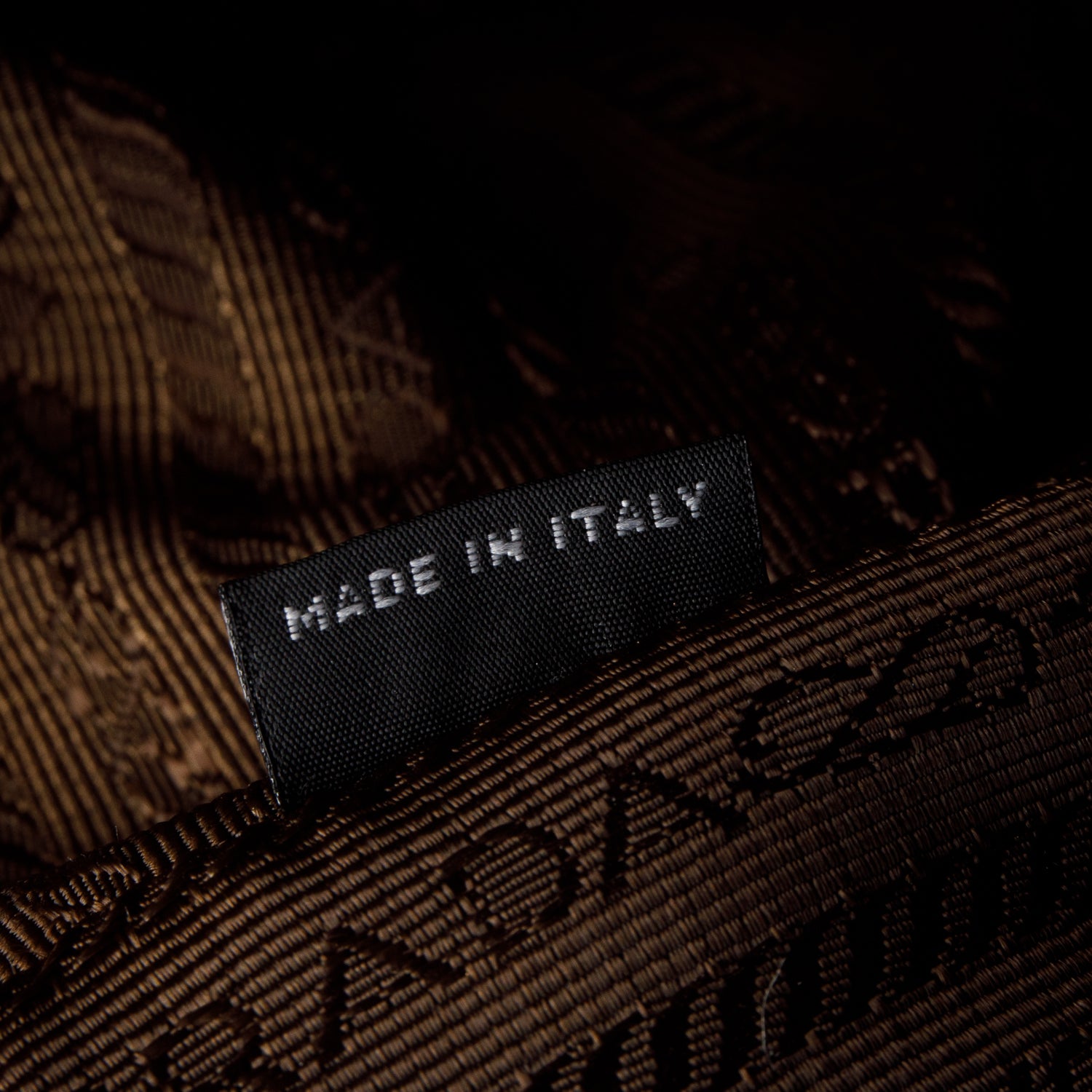 Prada Brown Vitello Daino Leather Side Zip Shopping Tote w/ Strap & Authenticity Card