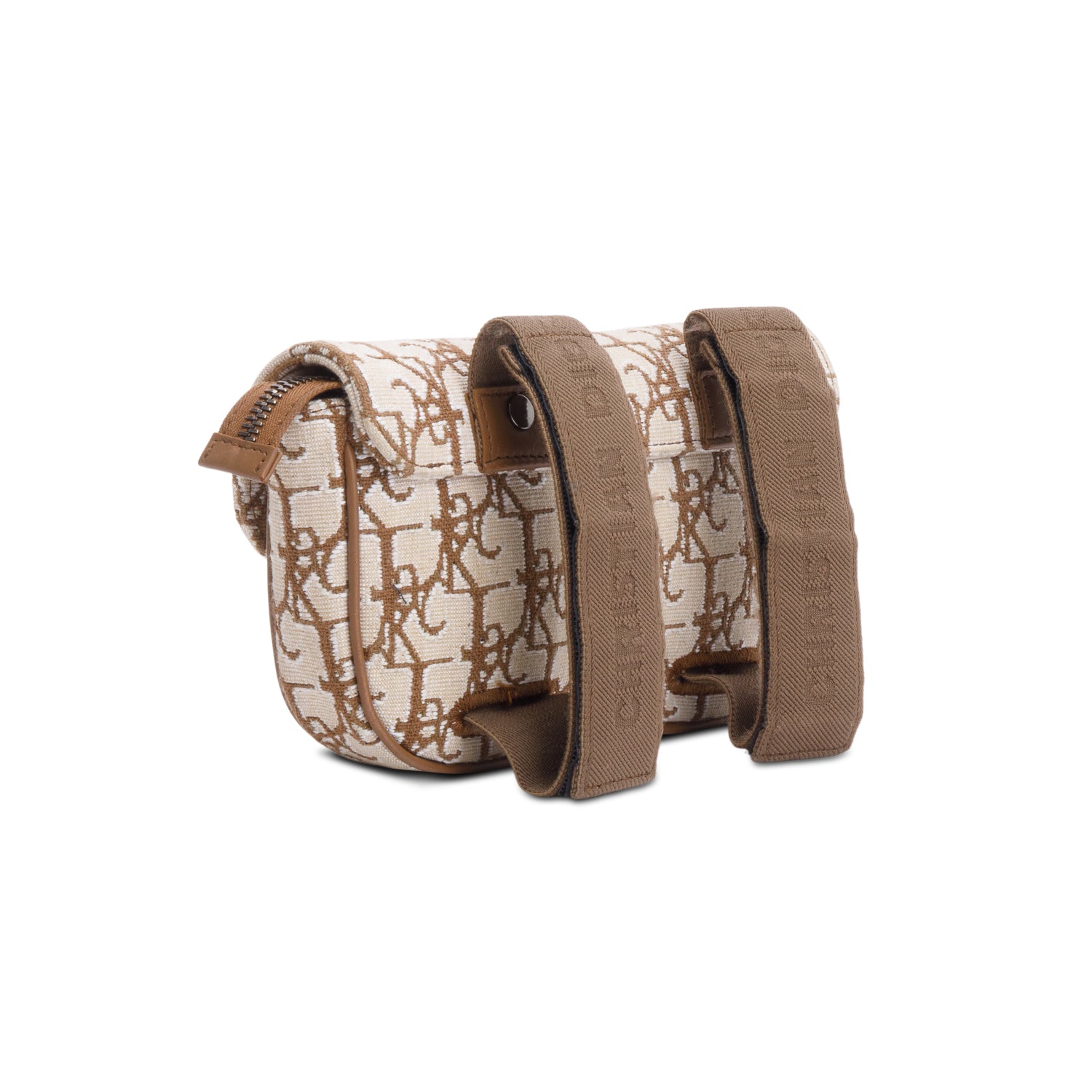 Christian Dior 2021 x Cactus Jack Beige Oblique Saddle Arm Pouch