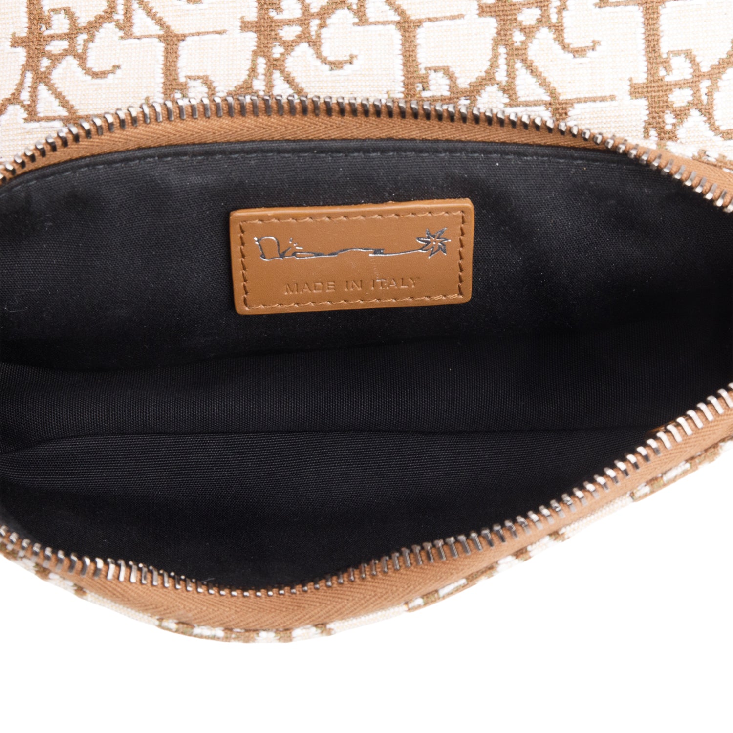 Christian Dior 2021 x Cactus Jack Beige Oblique Saddle Arm Pouch